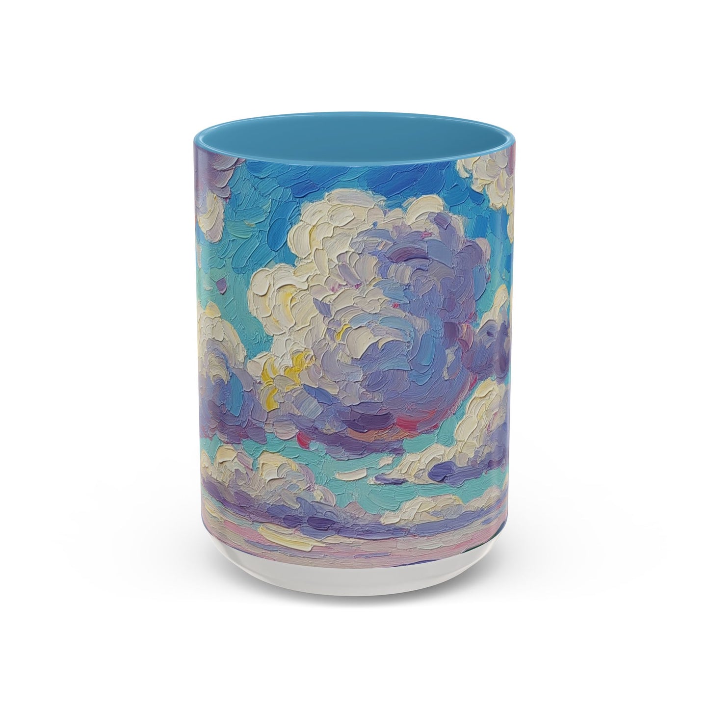 Cloudy Dreams Accent Coffee Mug - Perfect Gift for Coffee Lovers, Home Decor, Art Enthusiasts, Inspirational Mug, Unique Gift Idea