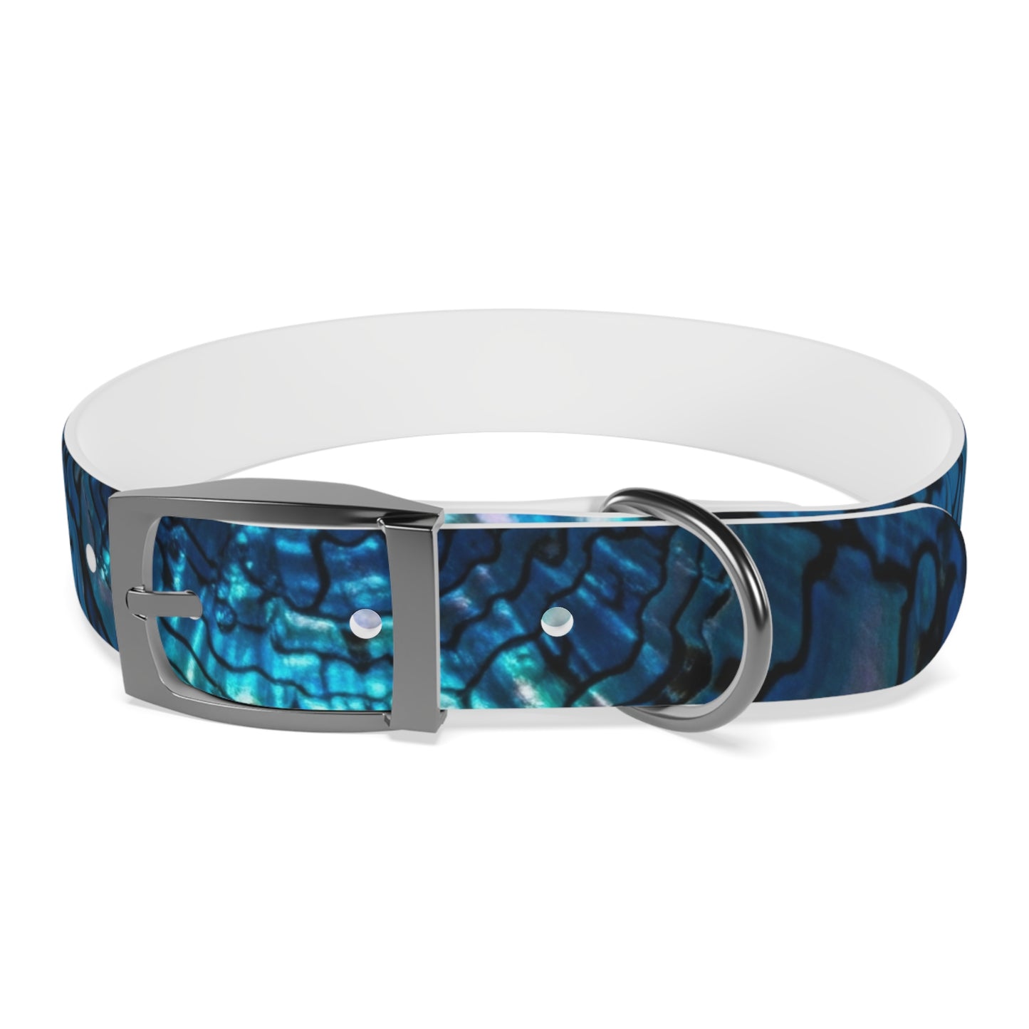 Abalone Dog Collar, Pet Accessory for Dog Lovers, Unique Gifts for Pets, Adjustable Dog Fashion, Colorful Dog Gear, Doggie Collars