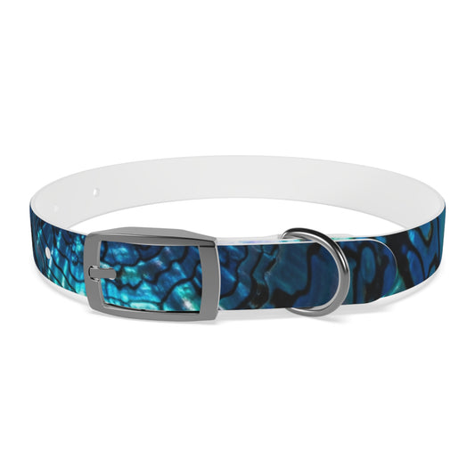 Abalone Dog Collar, Pet Accessory for Dog Lovers, Unique Gifts for Pets, Adjustable Dog Fashion, Colorful Dog Gear, Doggie Collars