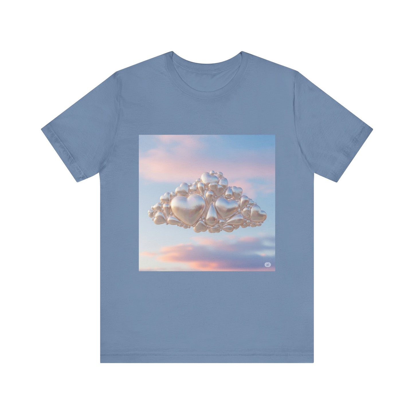 Dreamy Cloud Graphic Tee, Unisex Short Sleeve Shirt, Casual Wear, Gift for All Occasions, Cozy Everyday Tee