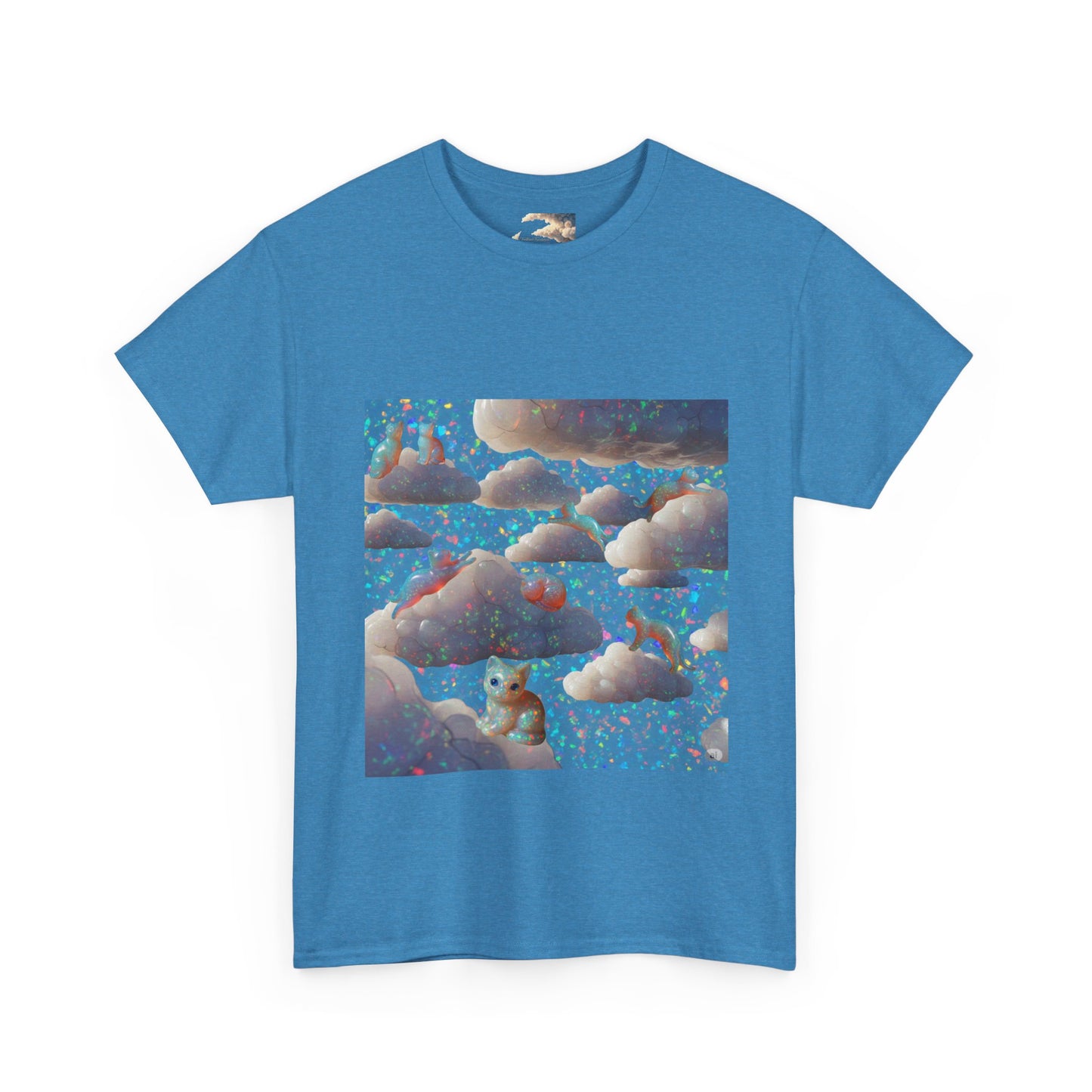 Opalesia Kitty Wonderland in Cloudtopia - Fun & Cozy Casual Wear for Dreamers, Perfect Gift, Everyday Comfort, Summer Vibes, Unique Design, Cat Lovers, Glam