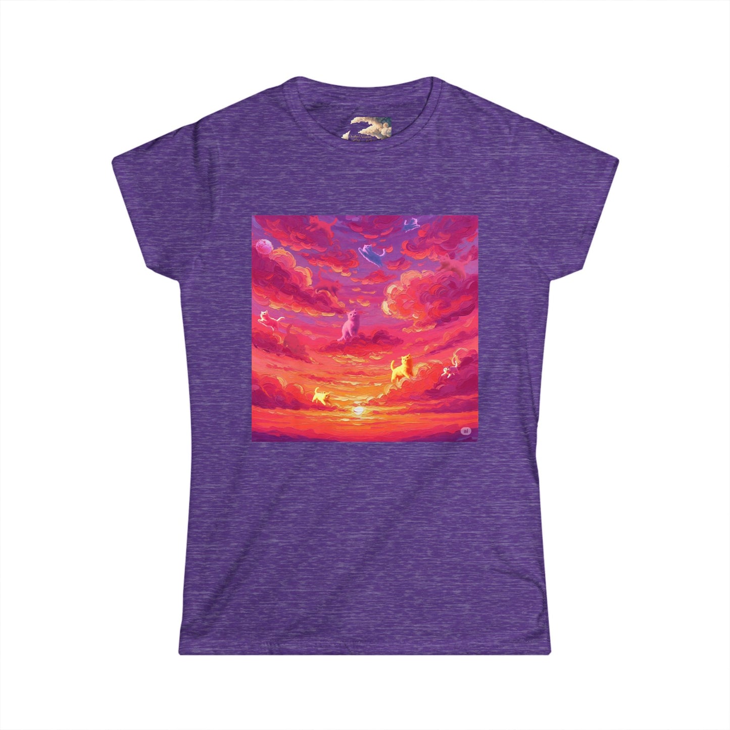 Women's Sunset Vibe Tee, Perfect for Summer Outings, Beach Days, Gift for Her, Nature Lovers, Relaxed Fit T-Shirt