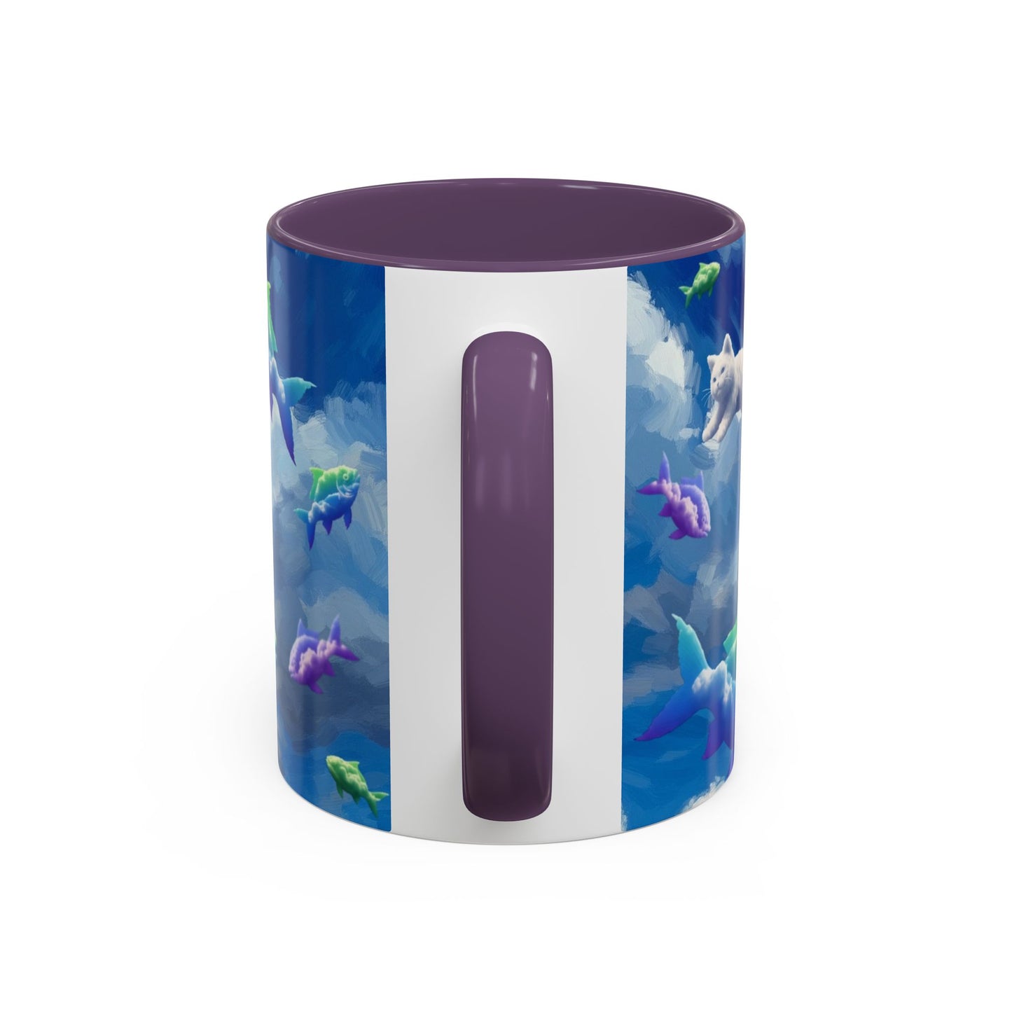 Whimsical Fish Mug, Fantasy Coffee Cup, Unique Gift for Ocean Lovers, Nautical Home Decor, Dreamy Coffee Beverage