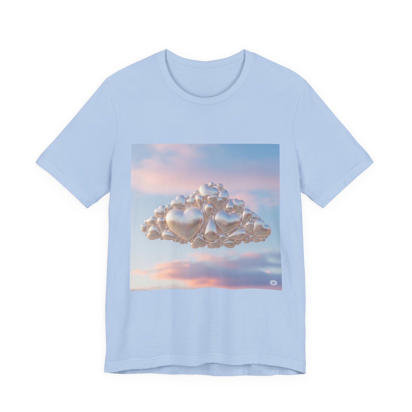 Dreamy Cloud Graphic Tee, Unisex Short Sleeve Shirt, Casual Wear, Gift for All Occasions, Cozy Everyday Tee
