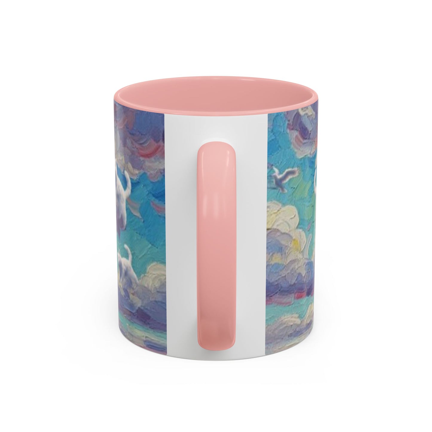 Whimsical Cat Cloud in Cloudtopia Coffee Mug, Fantasy Drinkware, Cute Cat Mug, Gift for Cat Lovers, Art-Inspired Ceramic Cup, Cozy Home Essentials