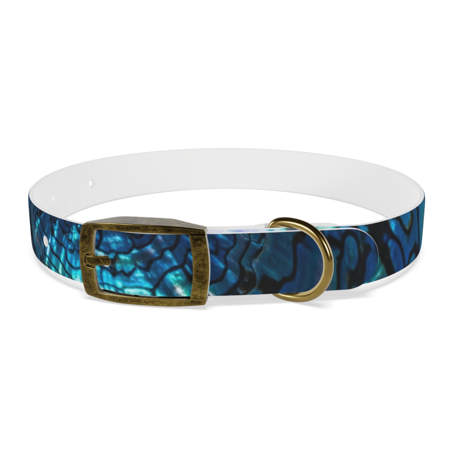 Abalone Dog Collar, Pet Accessory for Dog Lovers, Unique Gifts for Pets, Adjustable Dog Fashion, Colorful Dog Gear, Doggie Collars