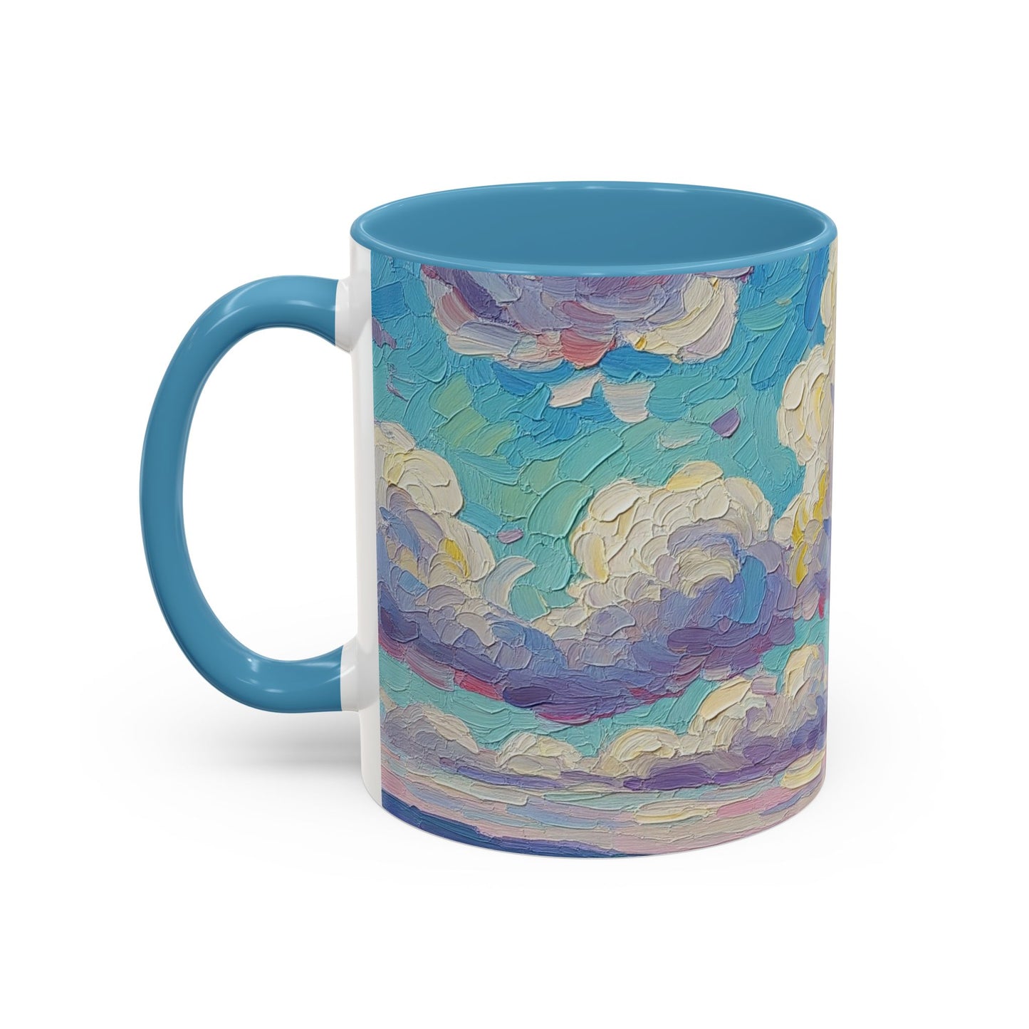 Cloudy Dreams Accent Coffee Mug - Perfect Gift for Coffee Lovers, Home Decor, Art Enthusiasts, Inspirational Mug, Unique Gift Idea