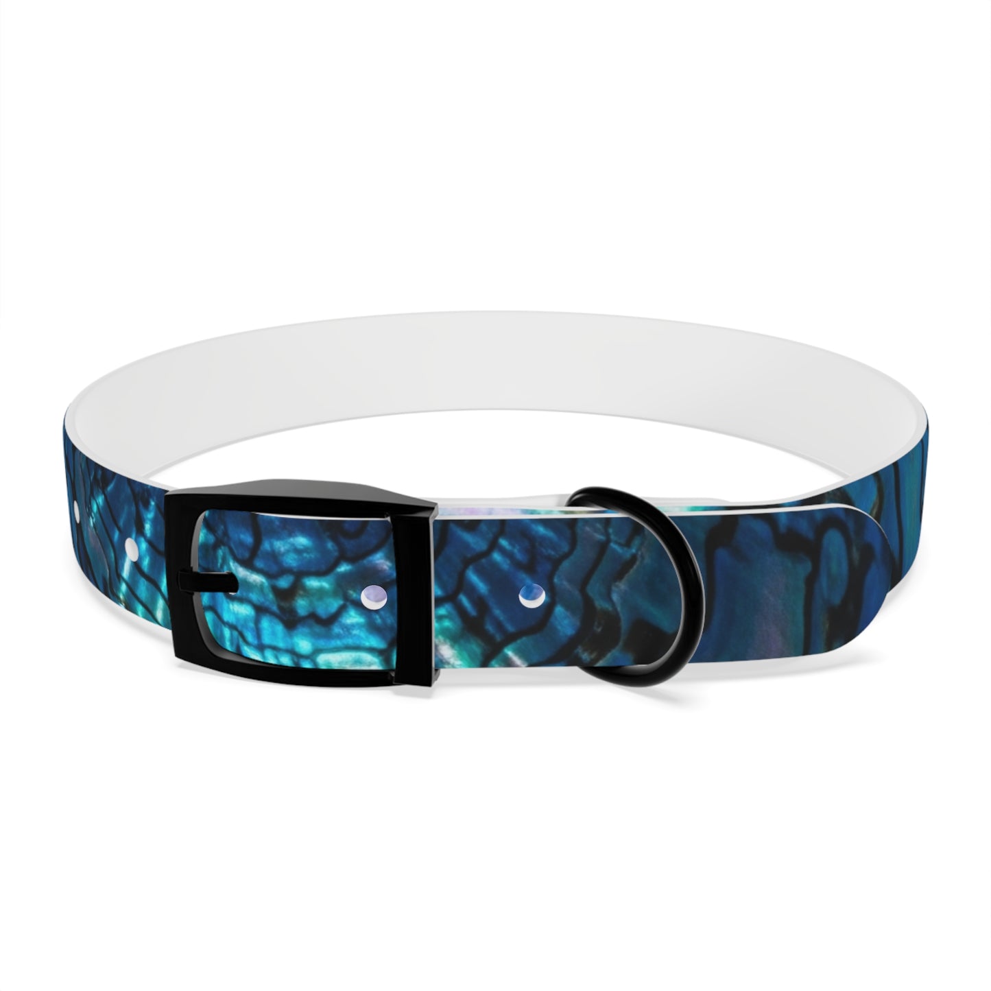 Abalone Dog Collar, Pet Accessory for Dog Lovers, Unique Gifts for Pets, Adjustable Dog Fashion, Colorful Dog Gear, Doggie Collars