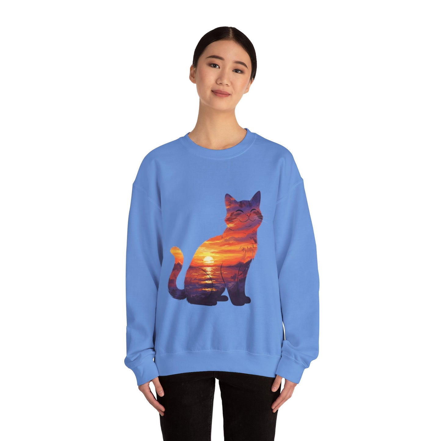 Kitty of the Sunset Sweatshirt | Cat Lover Sweatshirt | Gorgeous Sunset