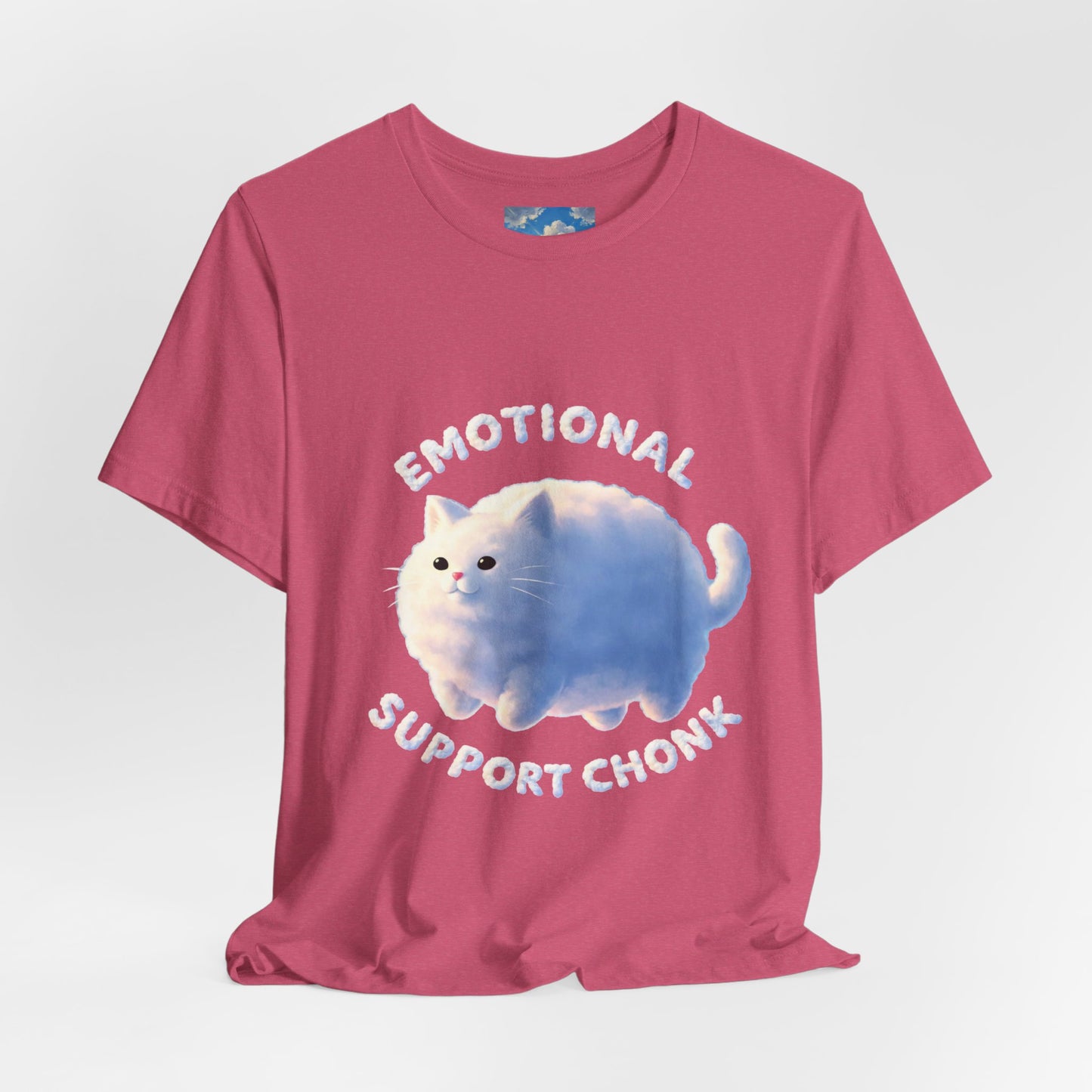 Emotional Support Chonk Cat Tee - Cute Comfort Graphic T-Shirt