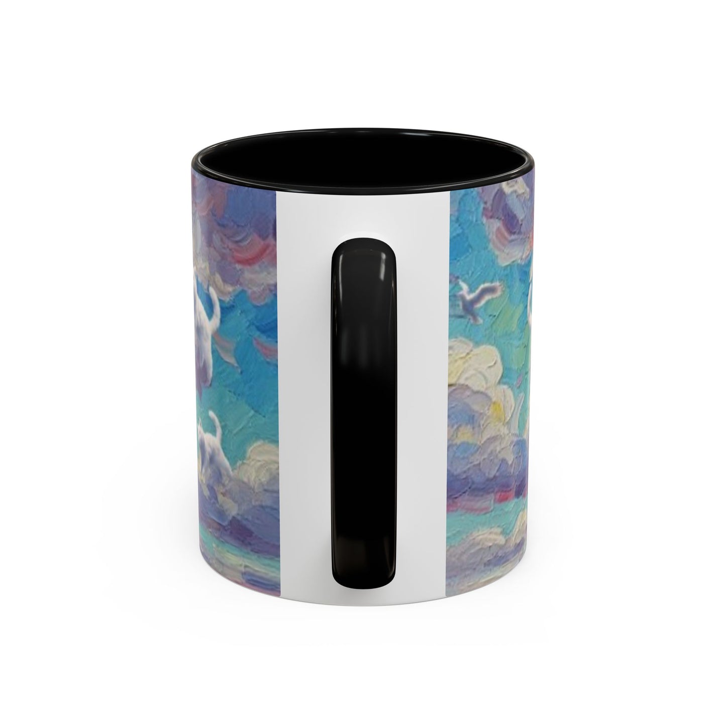 Whimsical Cat Cloud in Cloudtopia Coffee Mug, Fantasy Drinkware, Cute Cat Mug, Gift for Cat Lovers, Art-Inspired Ceramic Cup, Cozy Home Essentials