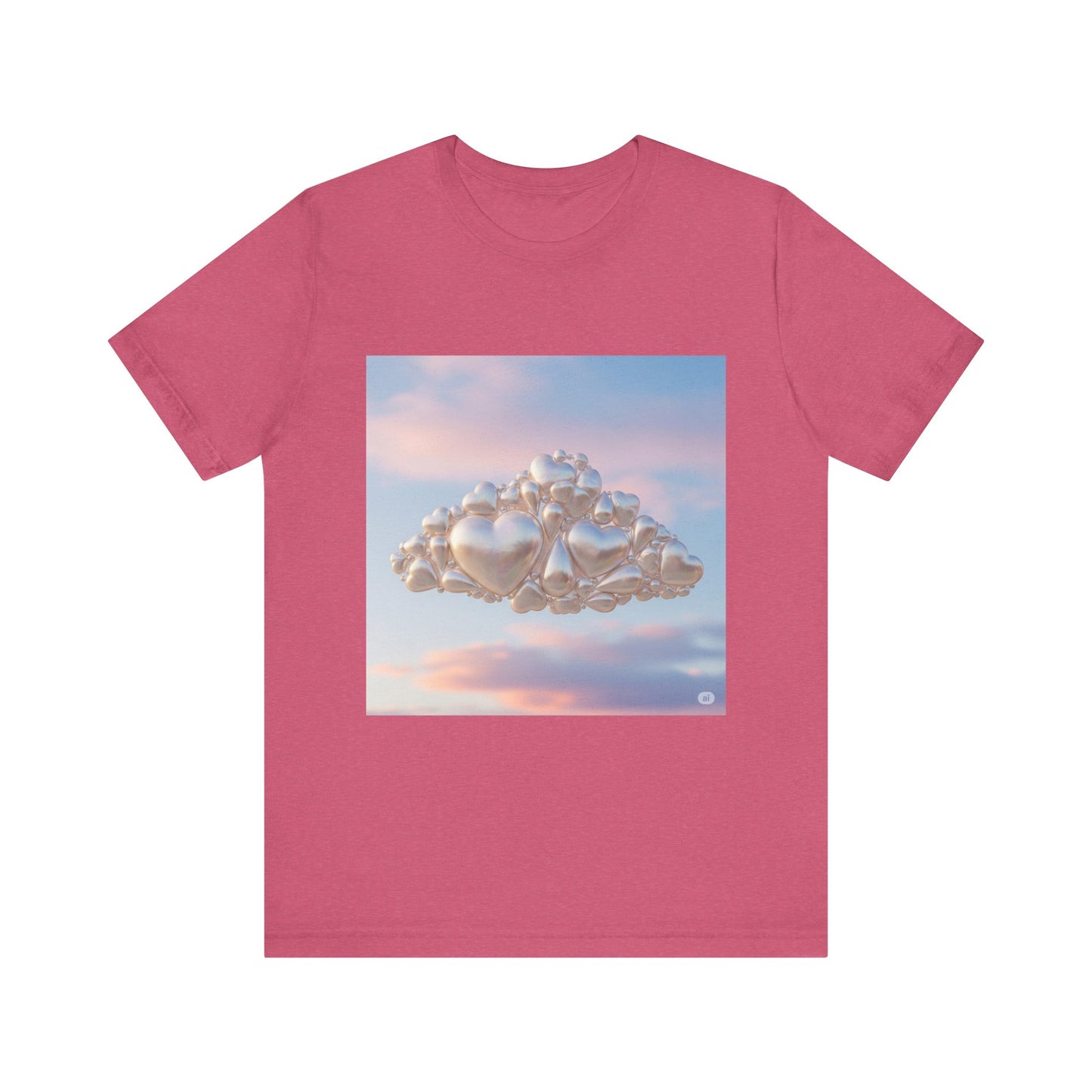 Dreamy Cloud Graphic Tee, Unisex Short Sleeve Shirt, Casual Wear, Gift for All Occasions, Cozy Everyday Tee
