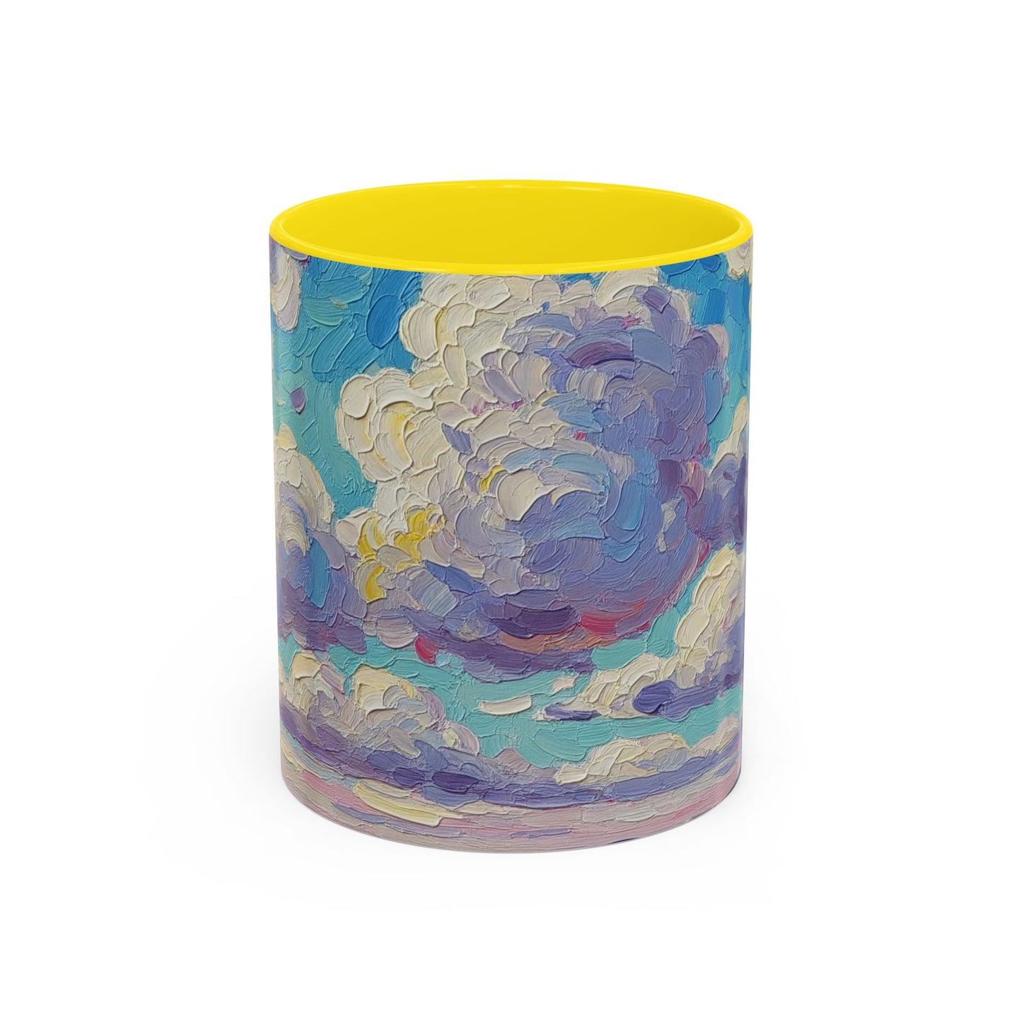 Cloudy Dreams Accent Coffee Mug - Perfect Gift for Coffee Lovers, Home Decor, Art Enthusiasts, Inspirational Mug, Unique Gift Idea