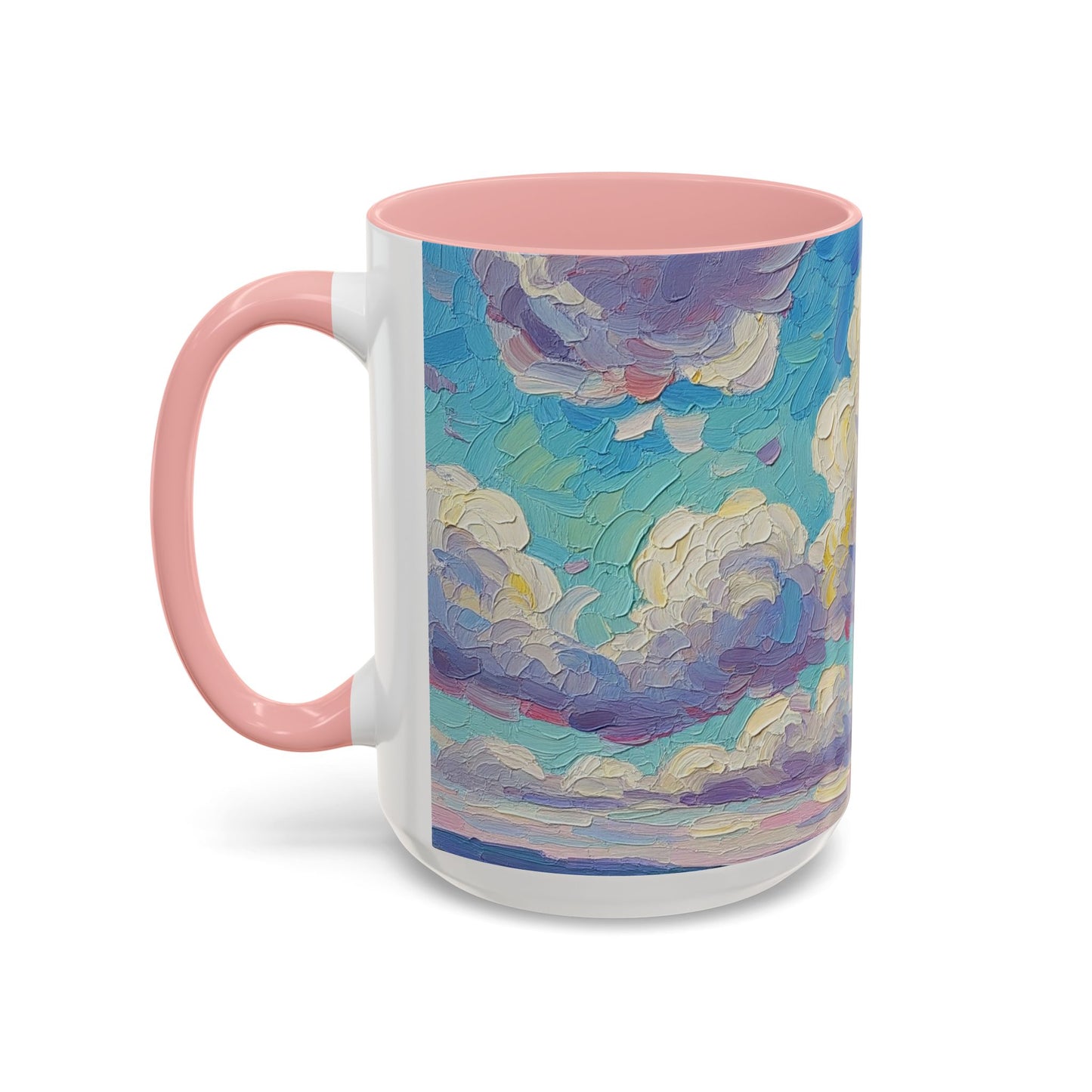 Cloudy Dreams Accent Coffee Mug - Perfect Gift for Coffee Lovers, Home Decor, Art Enthusiasts, Inspirational Mug, Unique Gift Idea