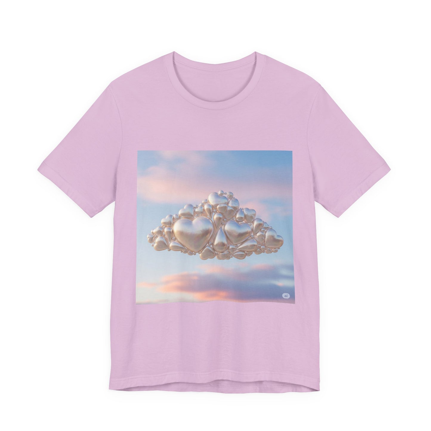 Dreamy Cloud Graphic Tee, Unisex Short Sleeve Shirt, Casual Wear, Gift for All Occasions, Cozy Everyday Tee