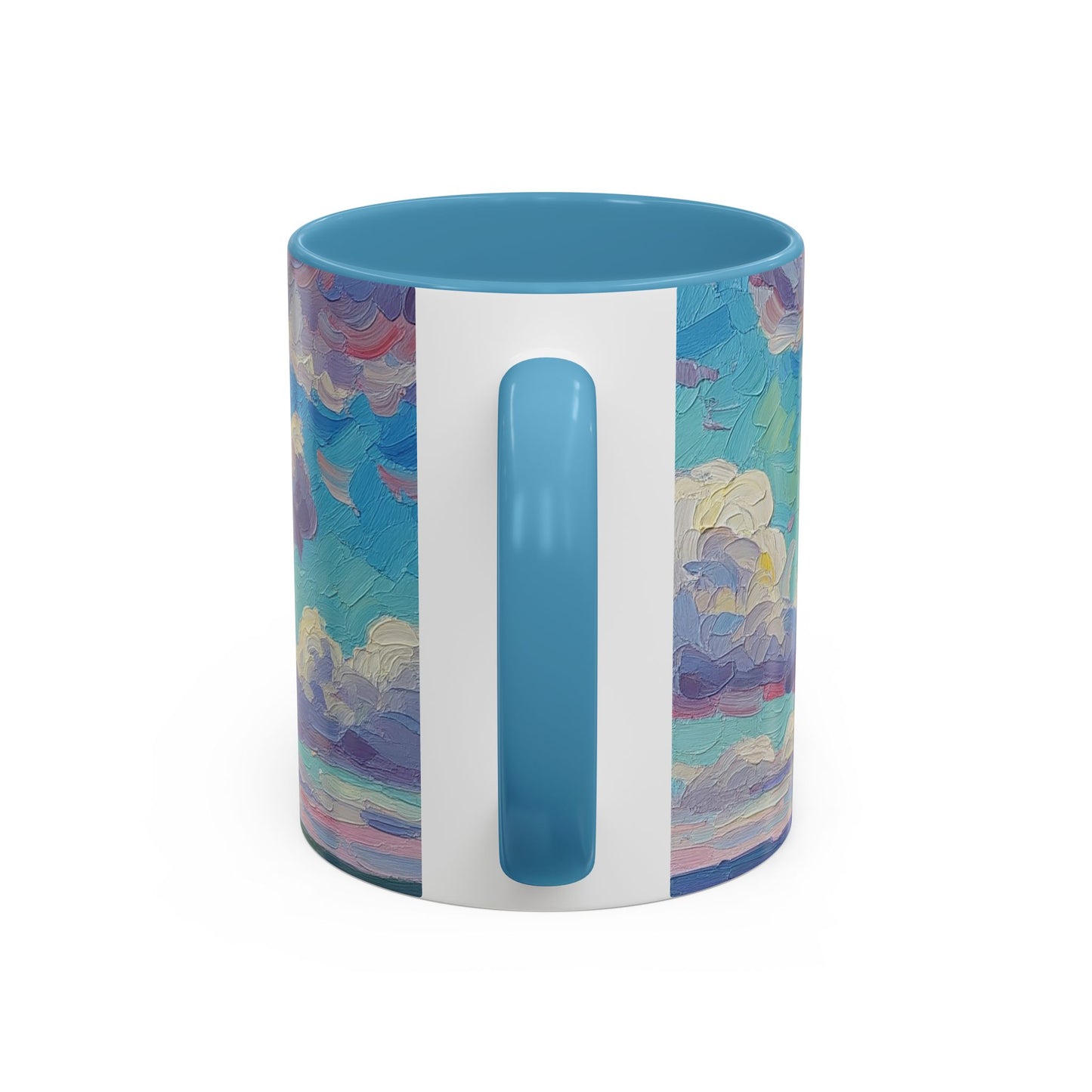 Cloudy Dreams Accent Coffee Mug - Perfect Gift for Coffee Lovers, Home Decor, Art Enthusiasts, Inspirational Mug, Unique Gift Idea