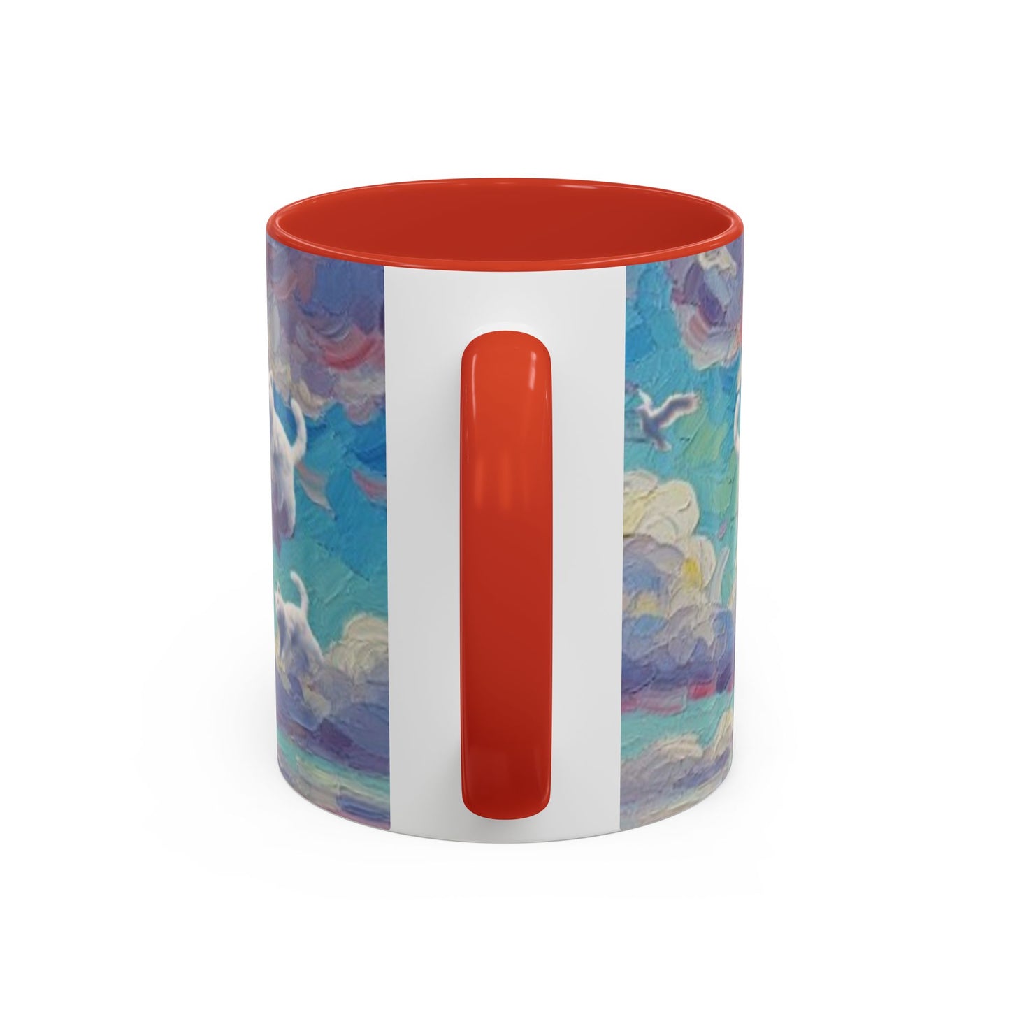 Whimsical Cat Cloud in Cloudtopia Coffee Mug, Fantasy Drinkware, Cute Cat Mug, Gift for Cat Lovers, Art-Inspired Ceramic Cup, Cozy Home Essentials