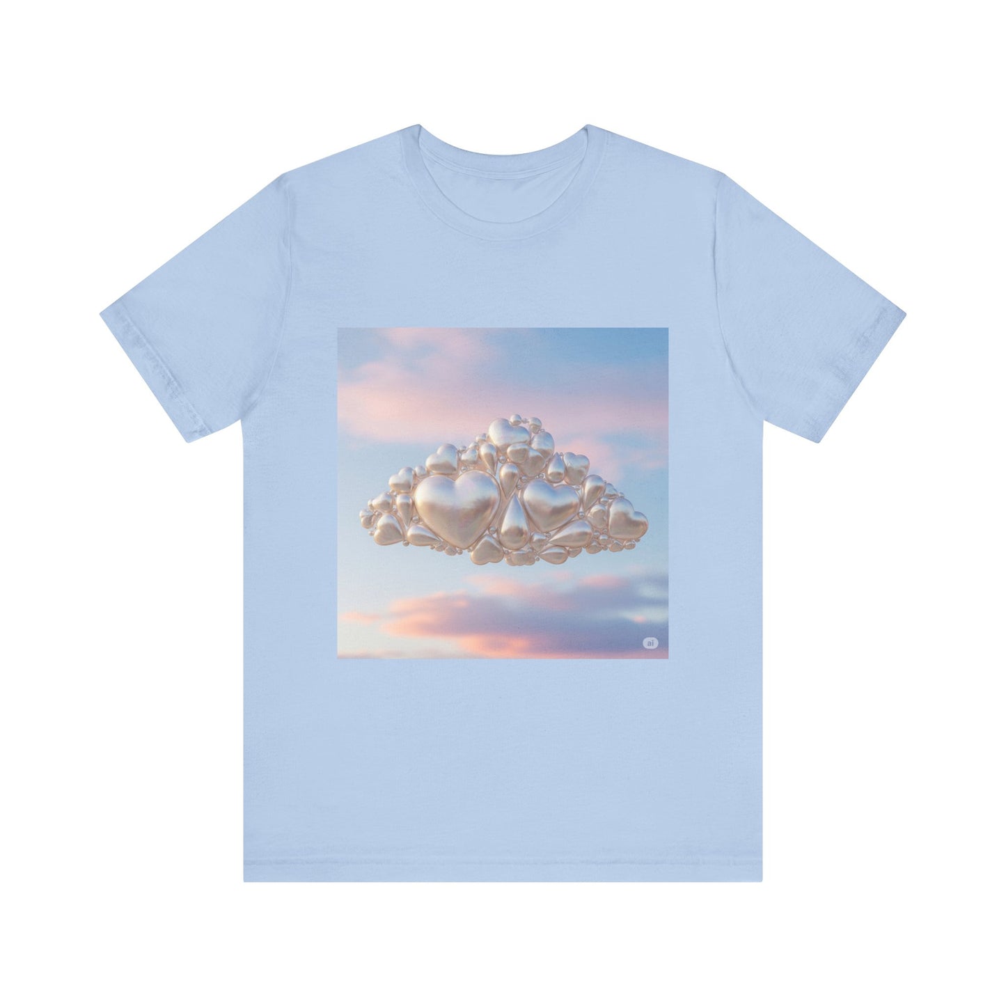 Dreamy Cloud Graphic Tee, Unisex Short Sleeve Shirt, Casual Wear, Gift for All Occasions, Cozy Everyday Tee