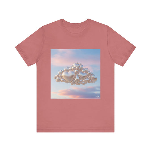 Dreamy Cloud Graphic Tee, Unisex Short Sleeve Shirt, Casual Wear, Gift for All Occasions, Cozy Everyday Tee