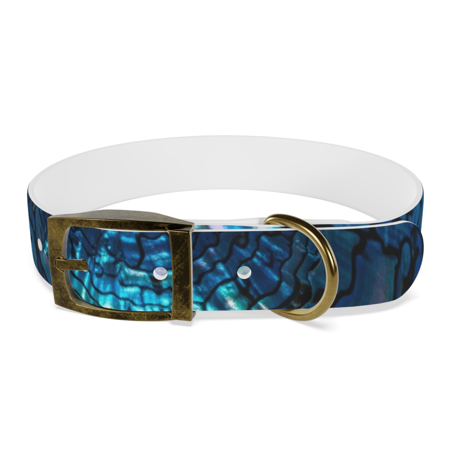 Abalone Dog Collar, Pet Accessory for Dog Lovers, Unique Gifts for Pets, Adjustable Dog Fashion, Colorful Dog Gear, Doggie Collars