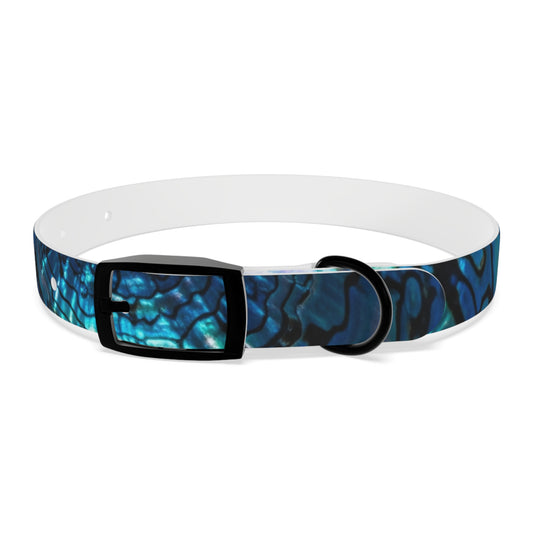 Abalone Dog Collar, Pet Accessory for Dog Lovers, Unique Gifts for Pets, Adjustable Dog Fashion, Colorful Dog Gear, Doggie Collars