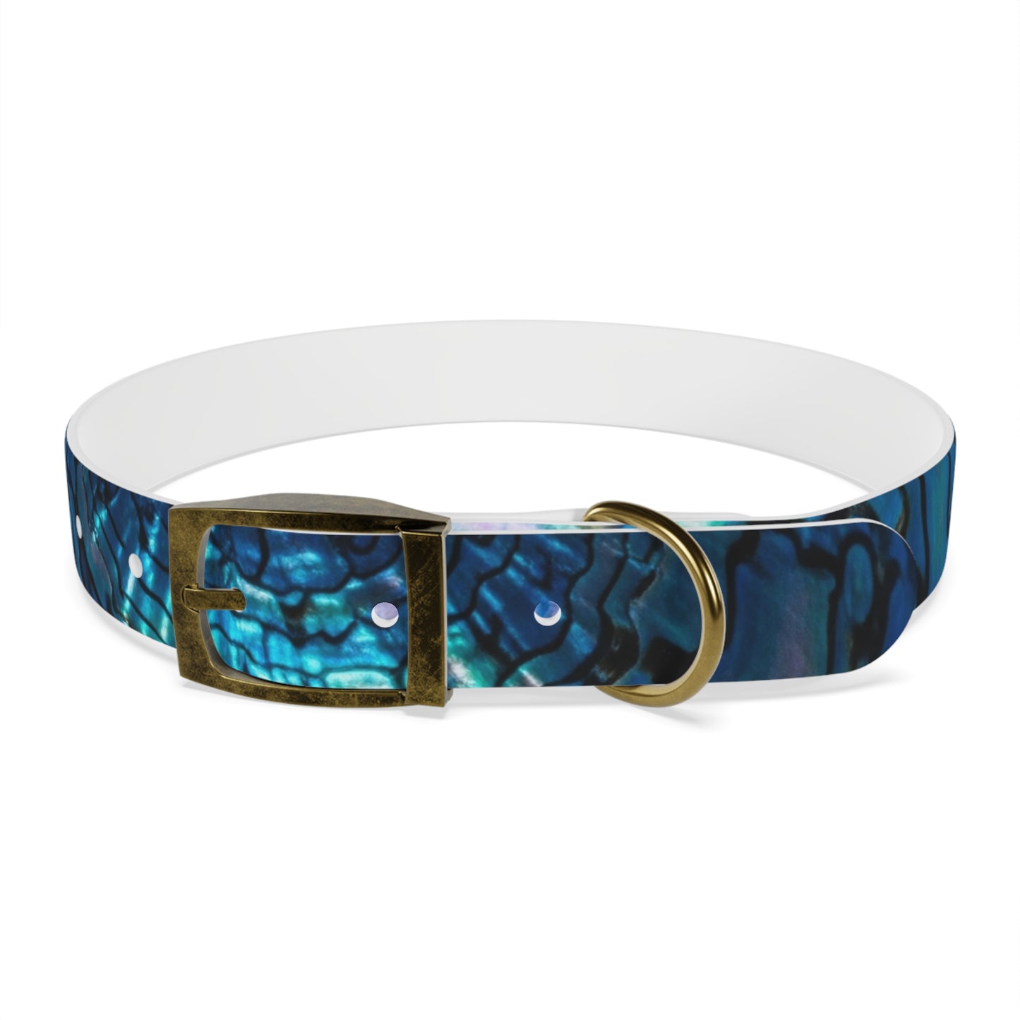Abalone Dog Collar, Pet Accessory for Dog Lovers, Unique Gifts for Pets, Adjustable Dog Fashion, Colorful Dog Gear, Doggie Collars