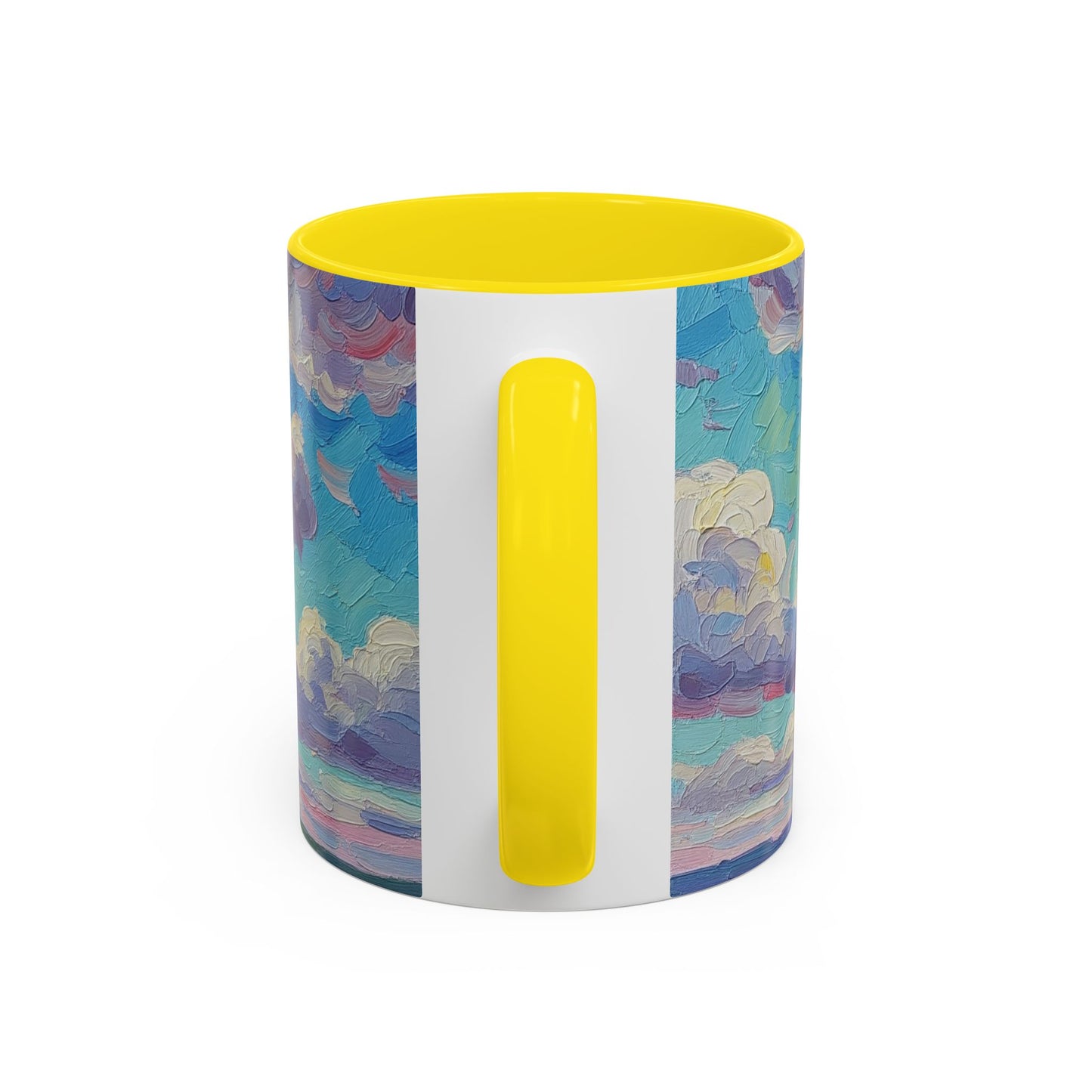 Cloudy Dreams Accent Coffee Mug - Perfect Gift for Coffee Lovers, Home Decor, Art Enthusiasts, Inspirational Mug, Unique Gift Idea