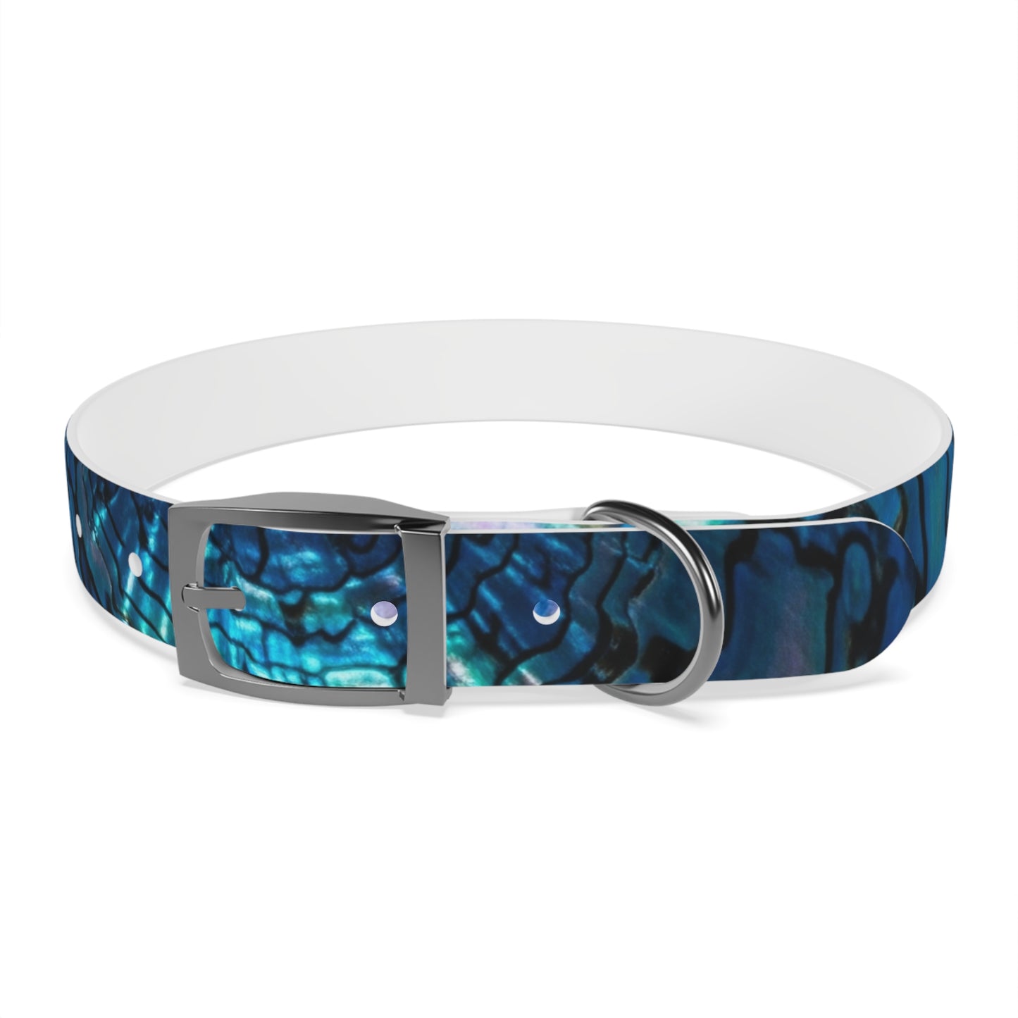 Abalone Dog Collar, Pet Accessory for Dog Lovers, Unique Gifts for Pets, Adjustable Dog Fashion, Colorful Dog Gear, Doggie Collars