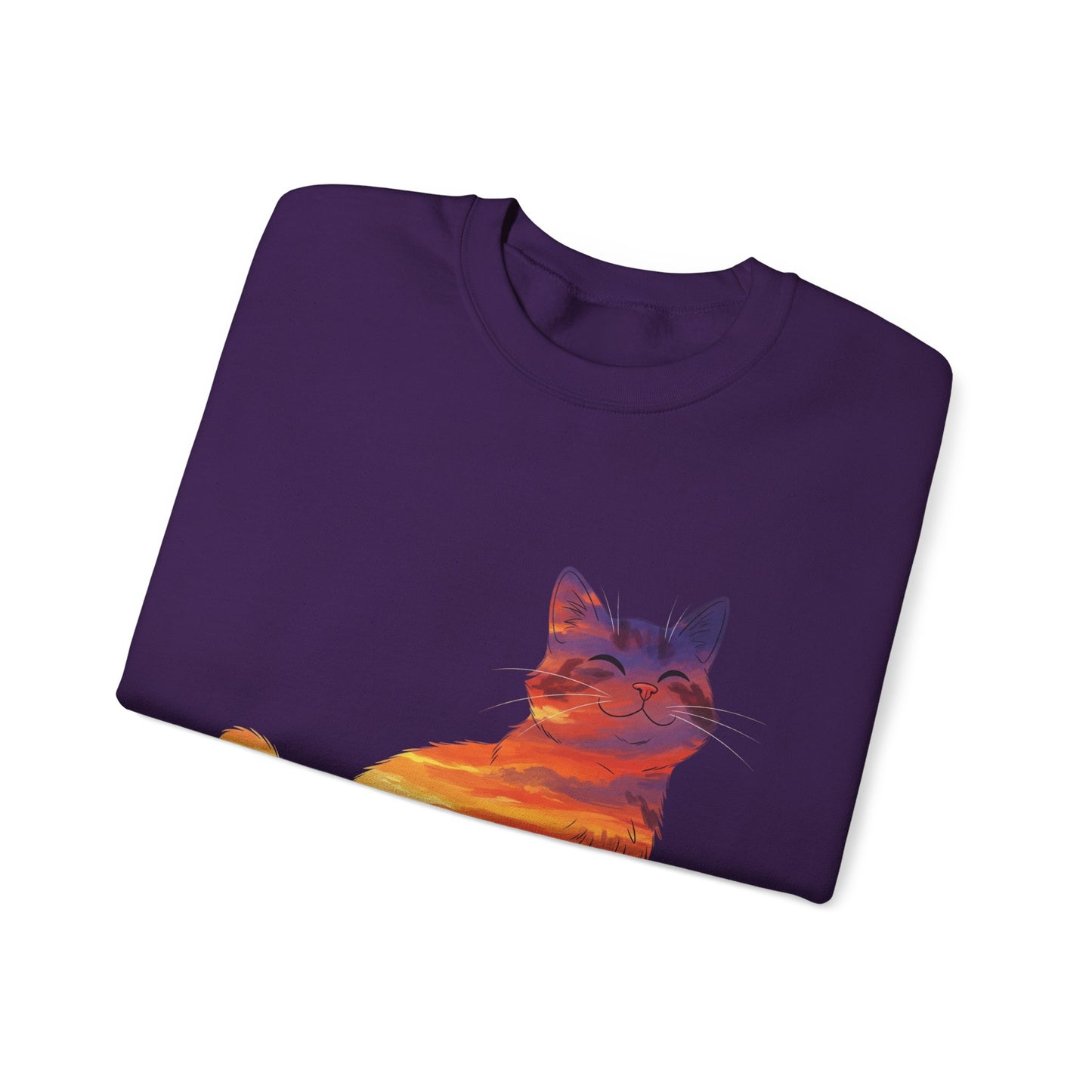 Kitty of the Sunset Sweatshirt | Cat Lover Sweatshirt | Gorgeous Sunset