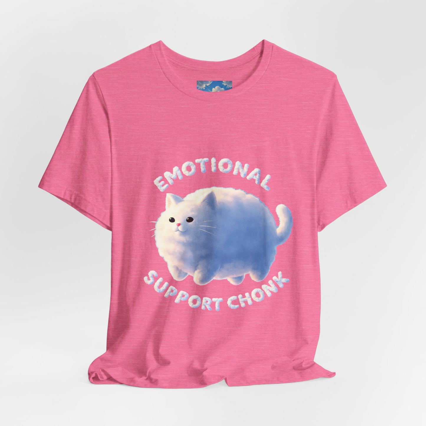 Emotional Support Chonk Cat Tee - Cute Comfort Graphic T-Shirt