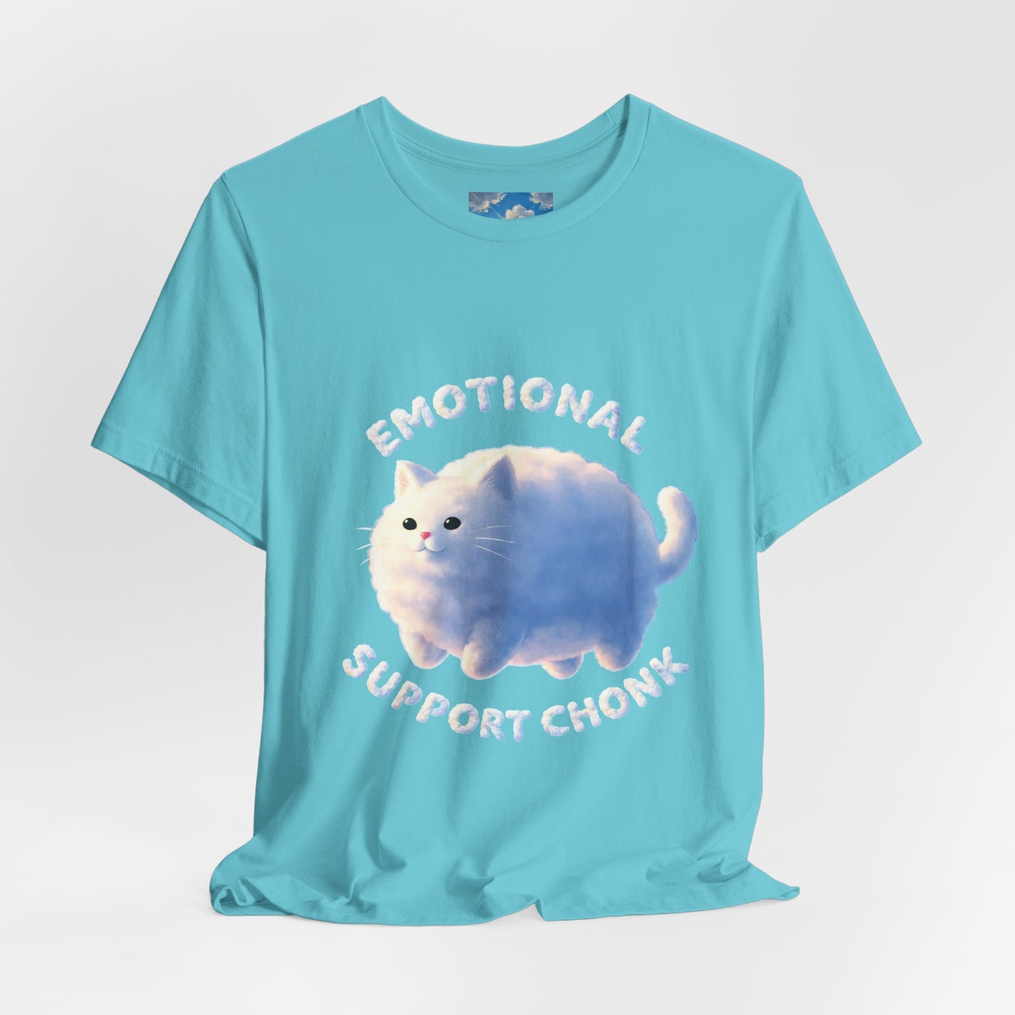 Emotional Support Chonk Cat Tee - Cute Comfort Graphic T-Shirt