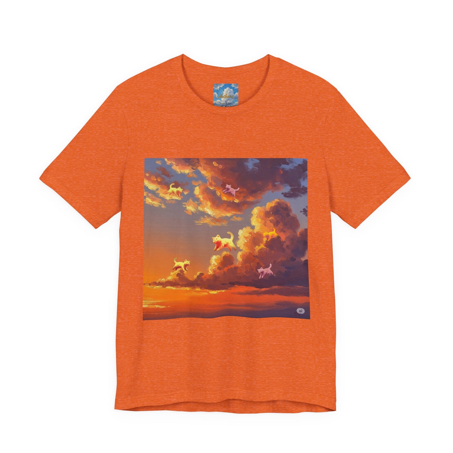 Aethairi Kitties  becoming part of the magnificent Sunset, Stunning Sunset, Jersey Tee