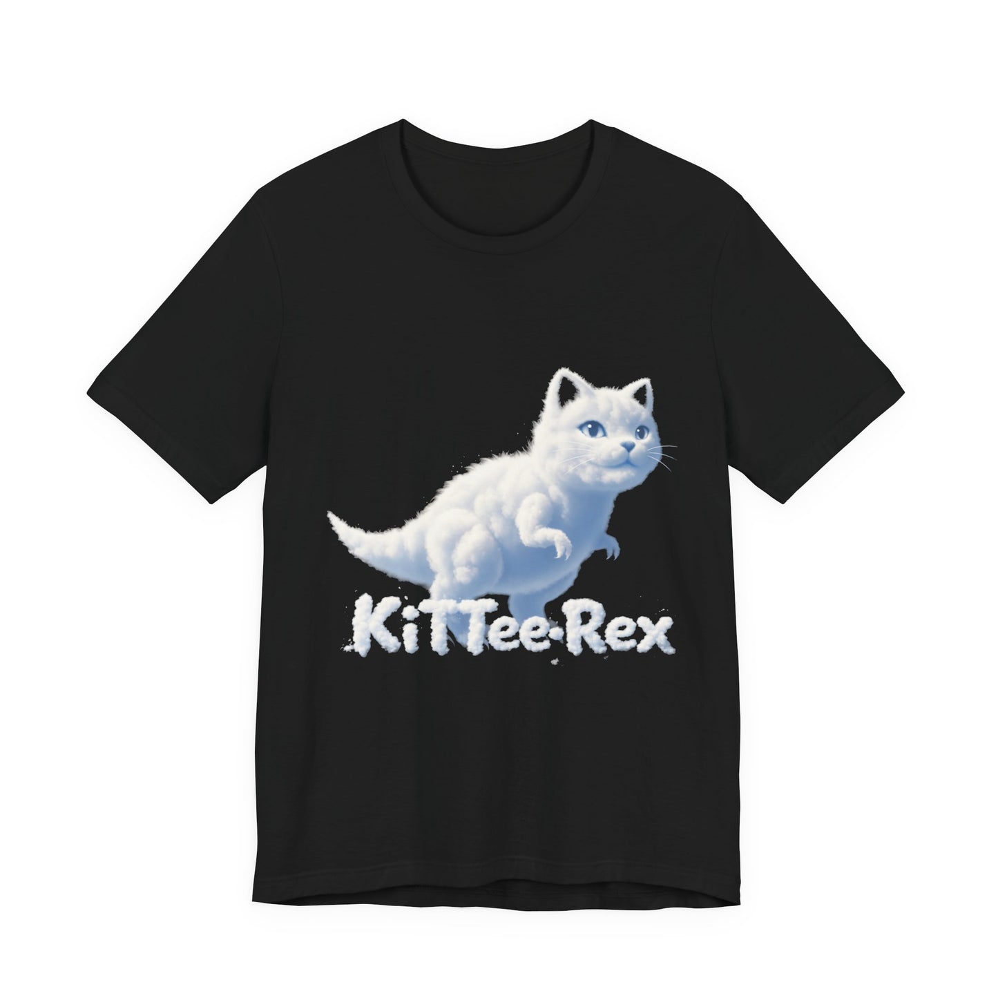 Kittee-Rex Cat T‑Shirt — Cute Dino Cat Graphic Tee
