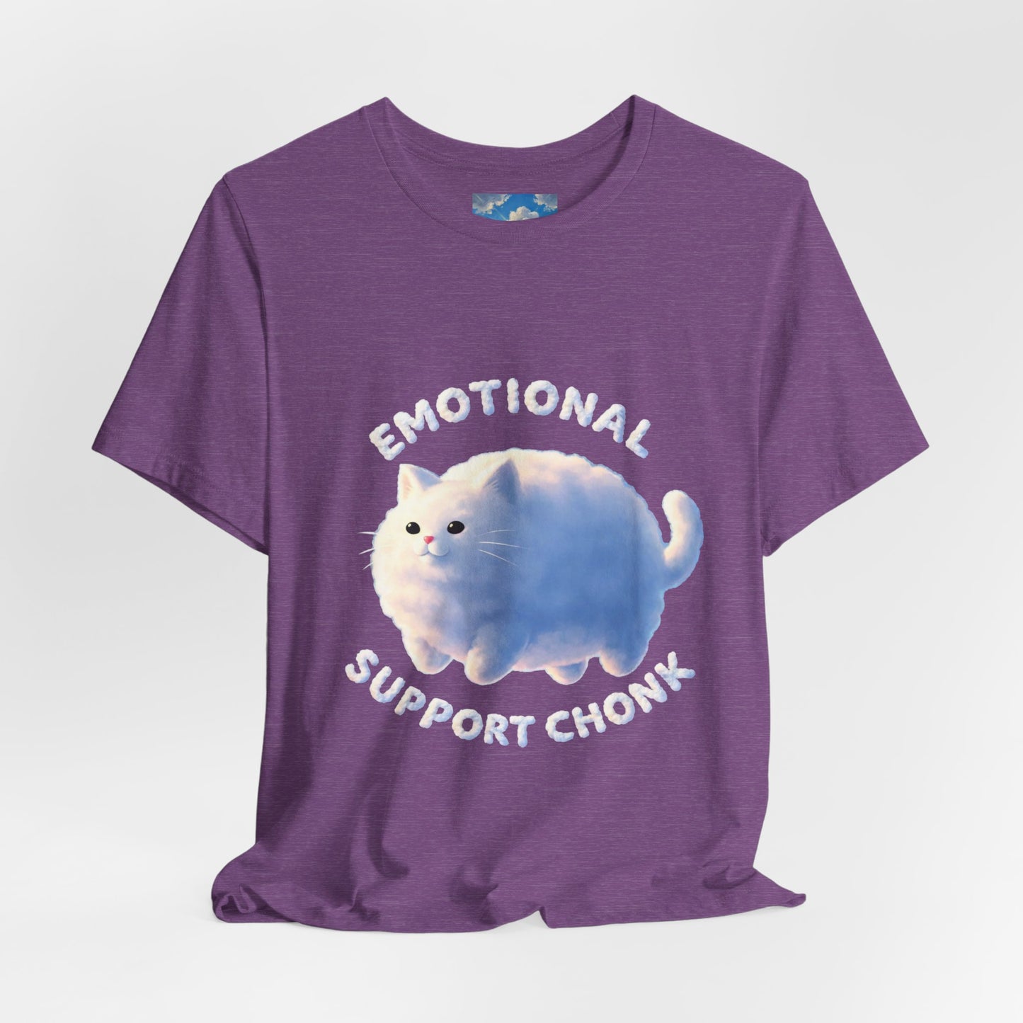 Emotional Support Chonk Cat Tee - Cute Comfort Graphic T-Shirt