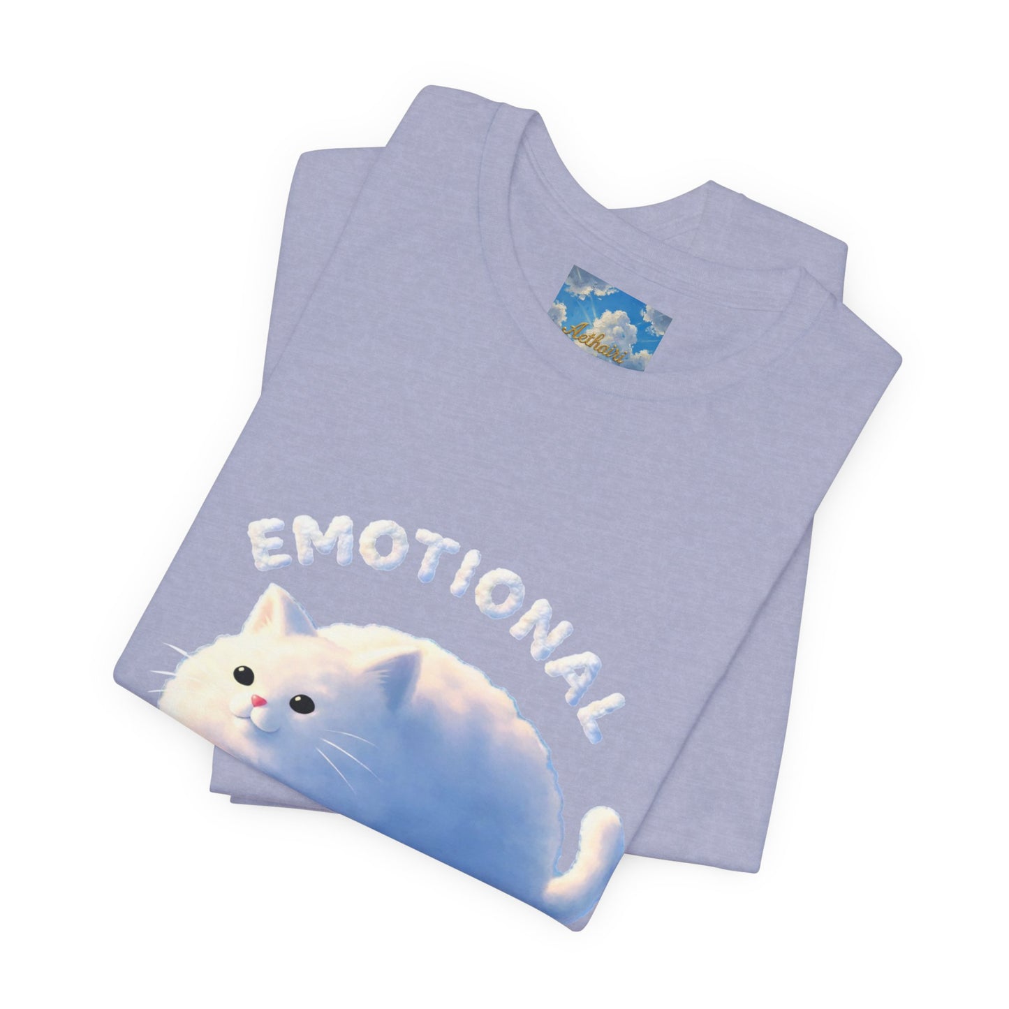 Emotional Support Chonk Cat Tee - Cute Comfort Graphic T-Shirt