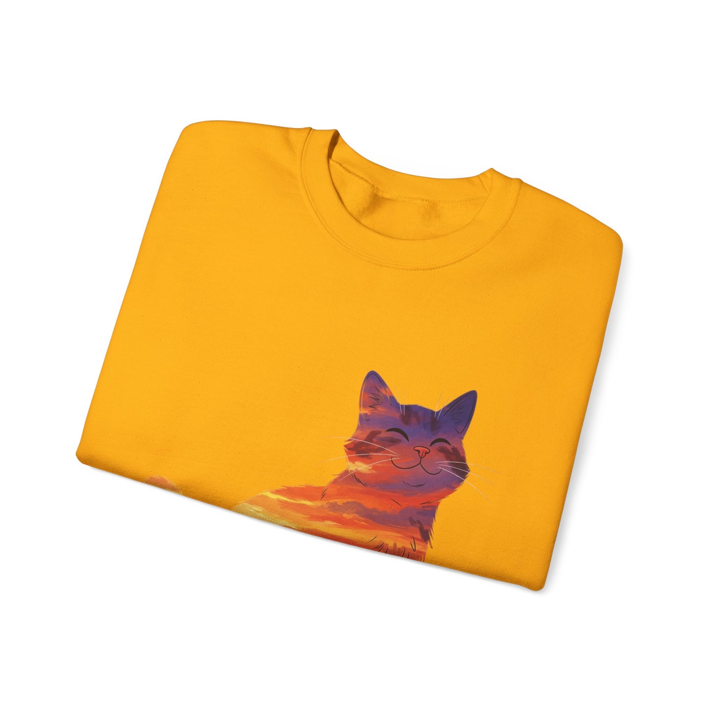 Kitty of the Sunset Sweatshirt | Cat Lover Sweatshirt | Gorgeous Sunset