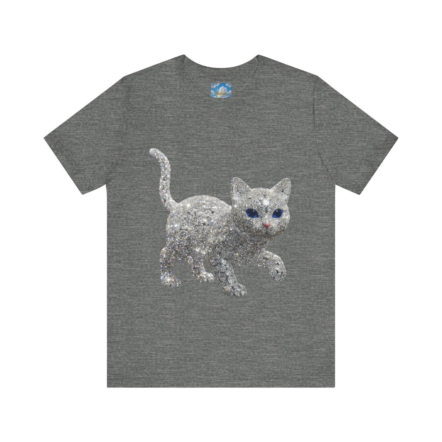 Diamond Kitties Are A Girl's Best Friend Tee Sparkling Diamond Kitty