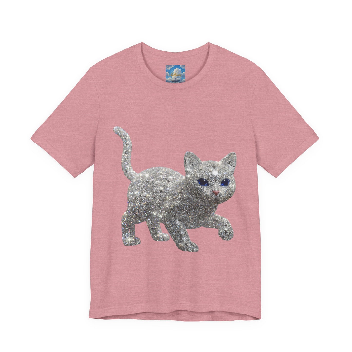 Diamond Kitties Are A Girl's Best Friend Tee Sparkling Diamond Kitty