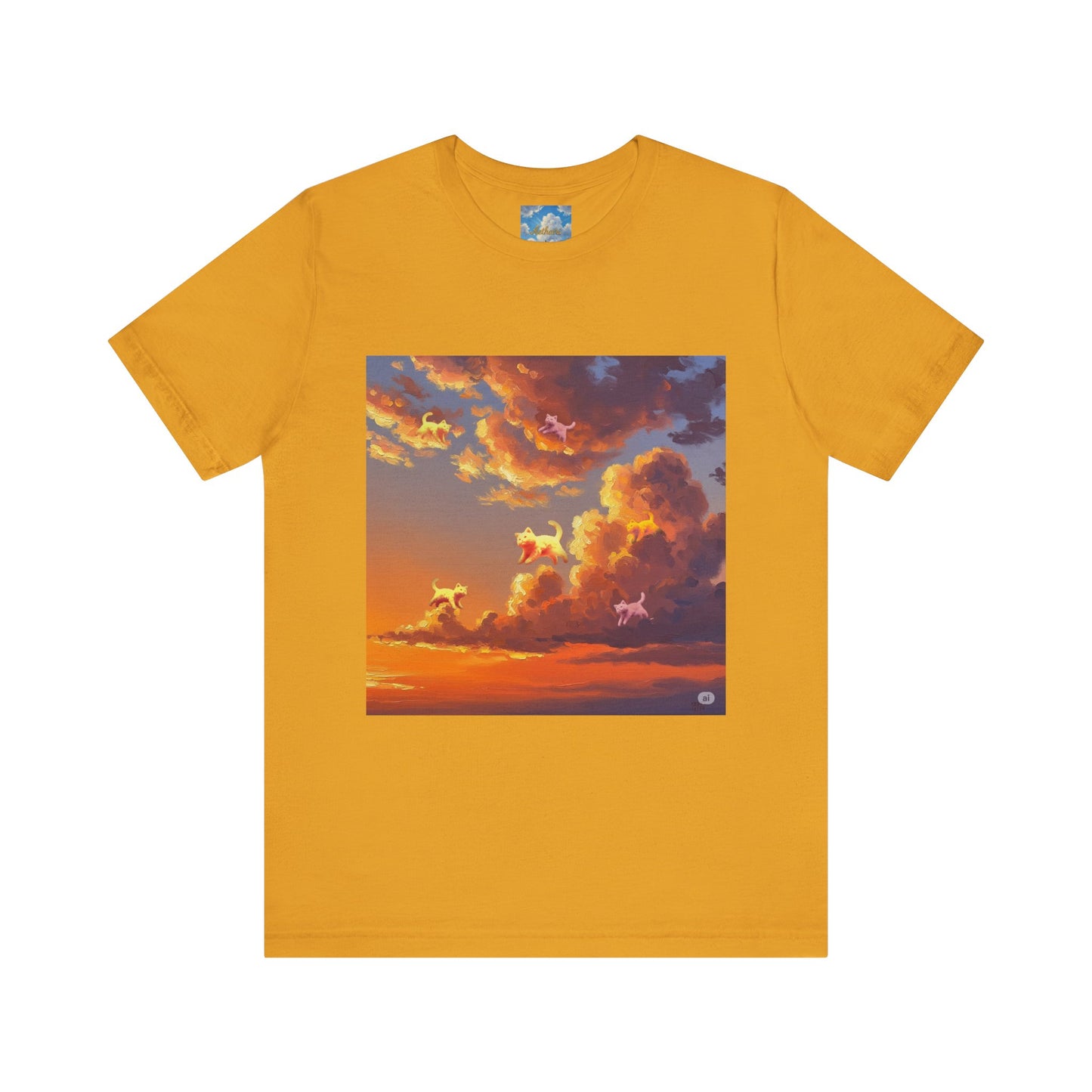 Aethairi Kitties  becoming part of the magnificent Sunset, Stunning Sunset, Jersey Tee
