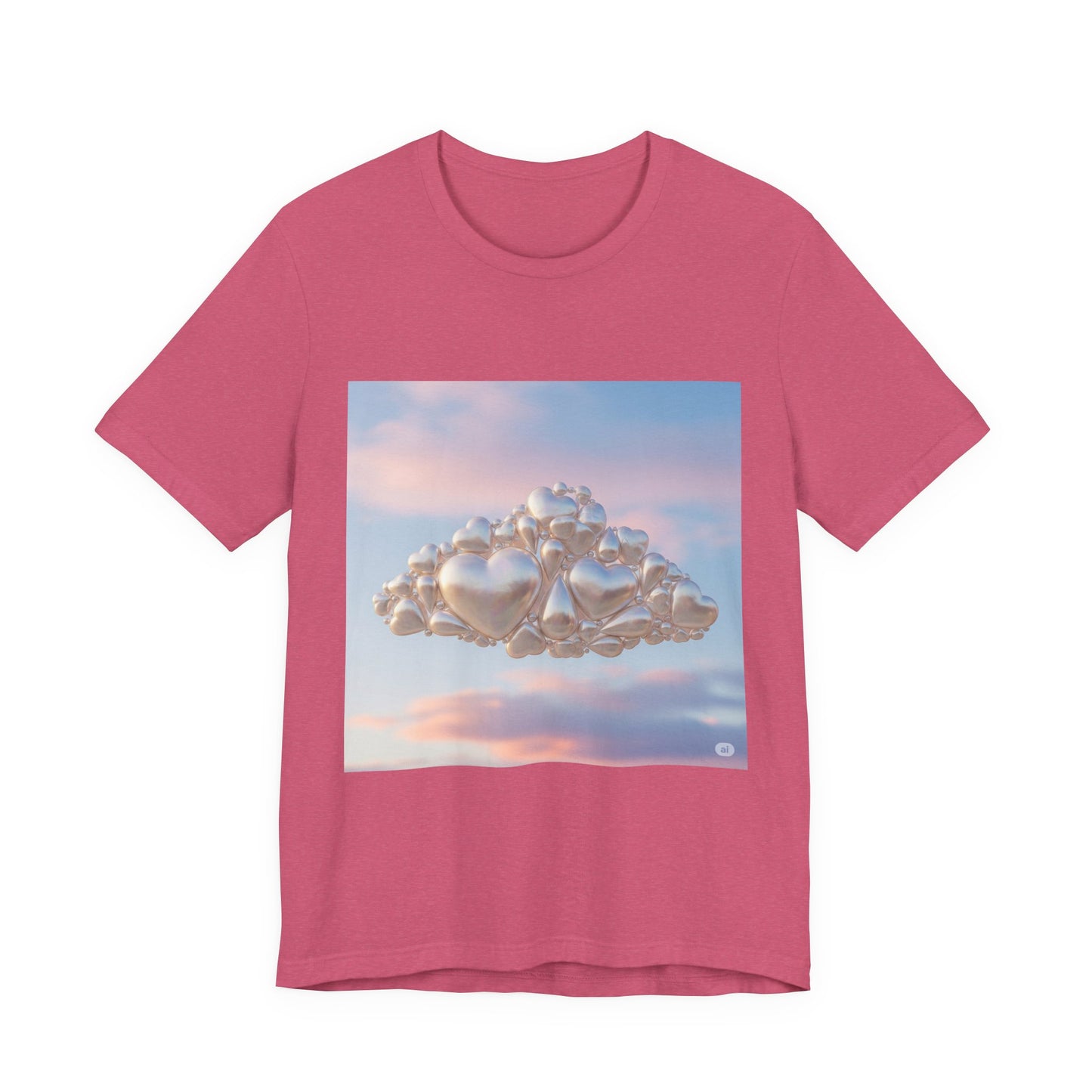 Dreamy Cloud Graphic Tee, Unisex Short Sleeve Shirt, Casual Wear, Gift for All Occasions, Cozy Everyday Tee