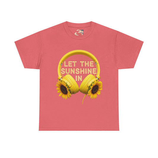 Let the Sunshine In Unisex Heavy Cotton Tee, Summer Vibes Shirt, Gift for Music Lovers, Bright Floral T-Shirt, Casual Everyday Wear, [...]