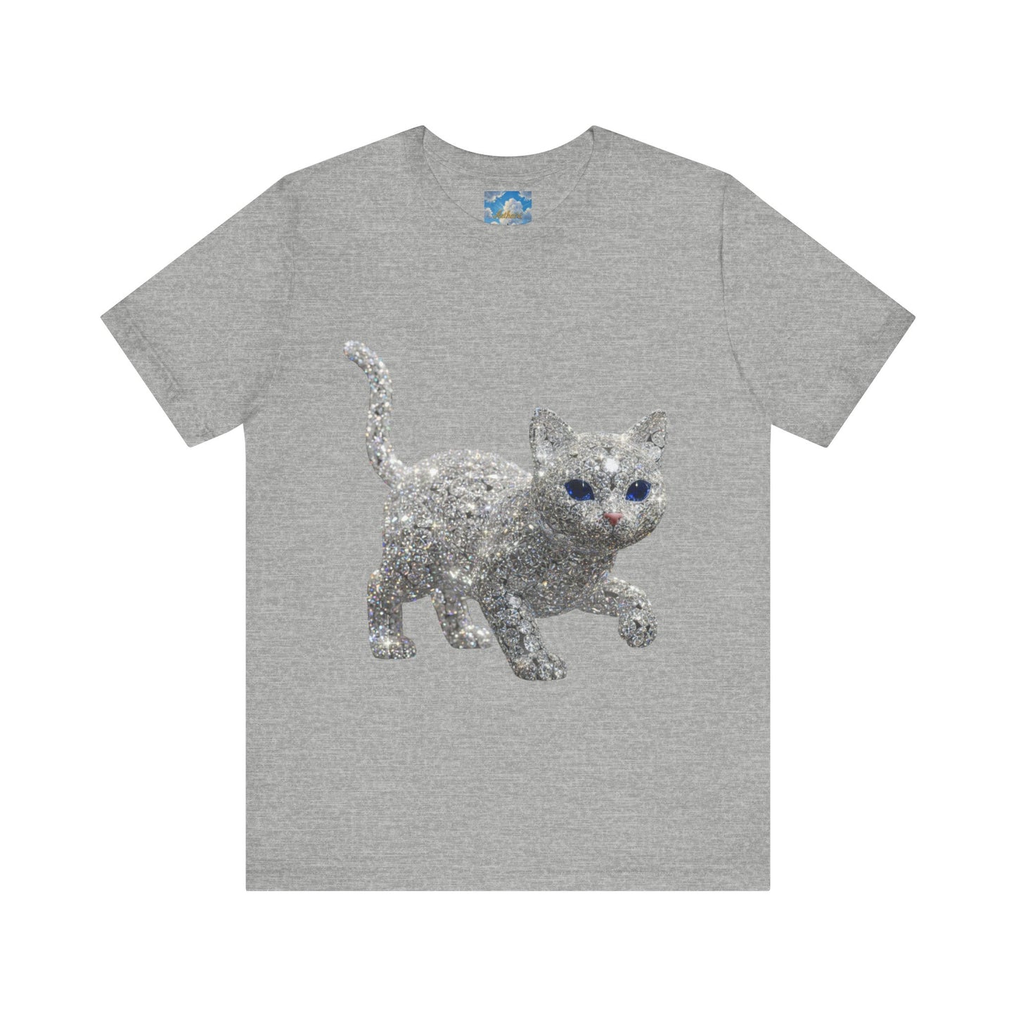 Diamond Kitties Are A Girl's Best Friend Tee Sparkling Diamond Kitty