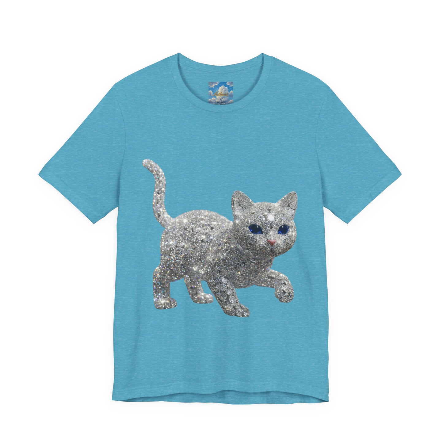 Diamond Kitties Are A Girl's Best Friend Tee Sparkling Diamond Kitty