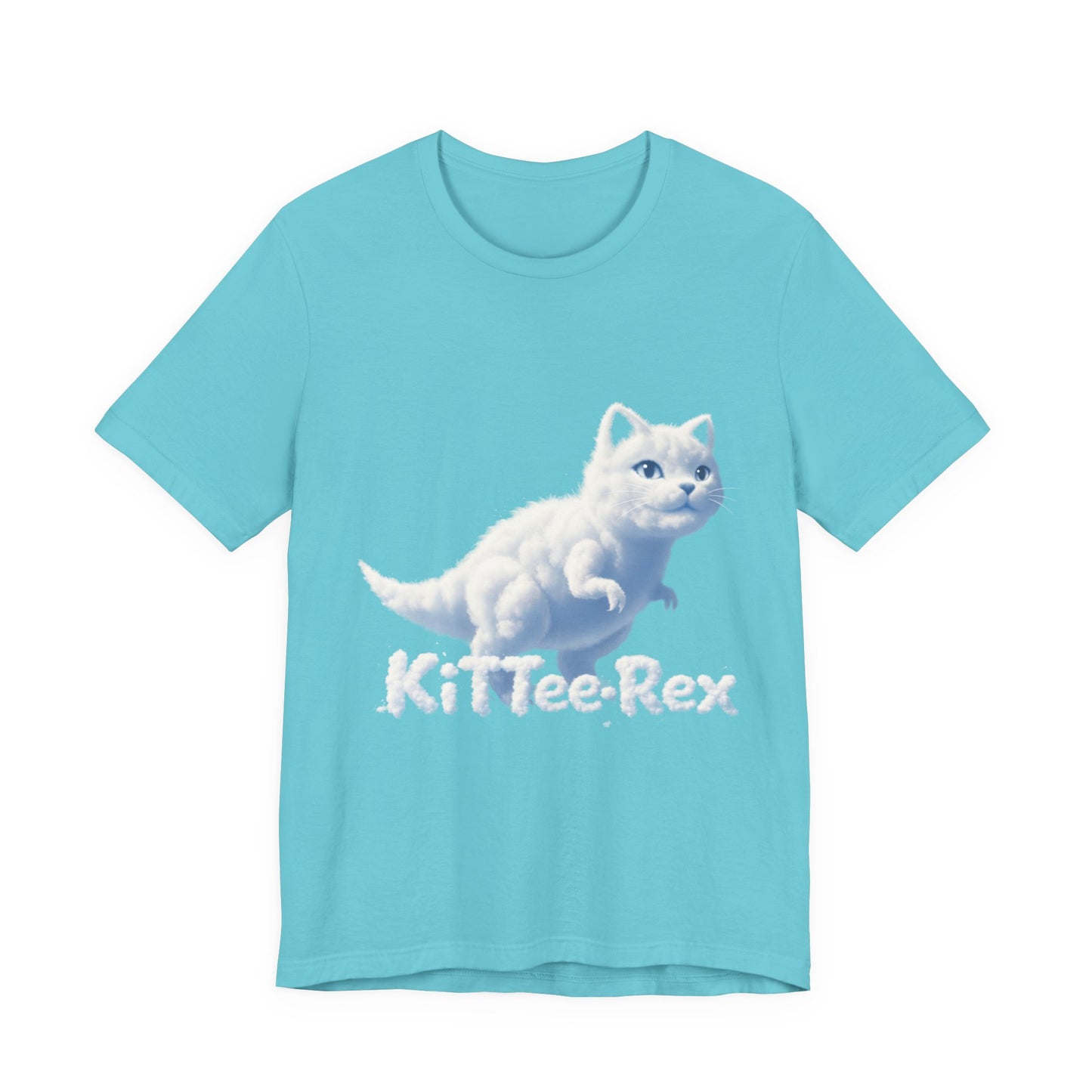 Kittee-Rex Cat T‑Shirt — Cute Dino Cat Graphic Tee