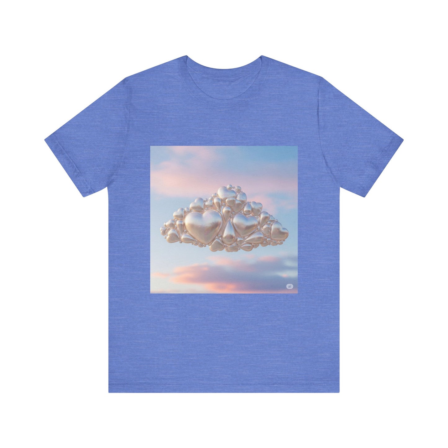 Dreamy Cloud Graphic Tee, Unisex Short Sleeve Shirt, Casual Wear, Gift for All Occasions, Cozy Everyday Tee