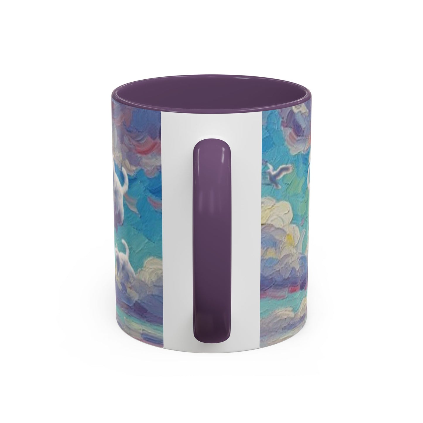 Whimsical Cat Cloud in Cloudtopia Coffee Mug, Fantasy Drinkware, Cute Cat Mug, Gift for Cat Lovers, Art-Inspired Ceramic Cup, Cozy Home Essentials