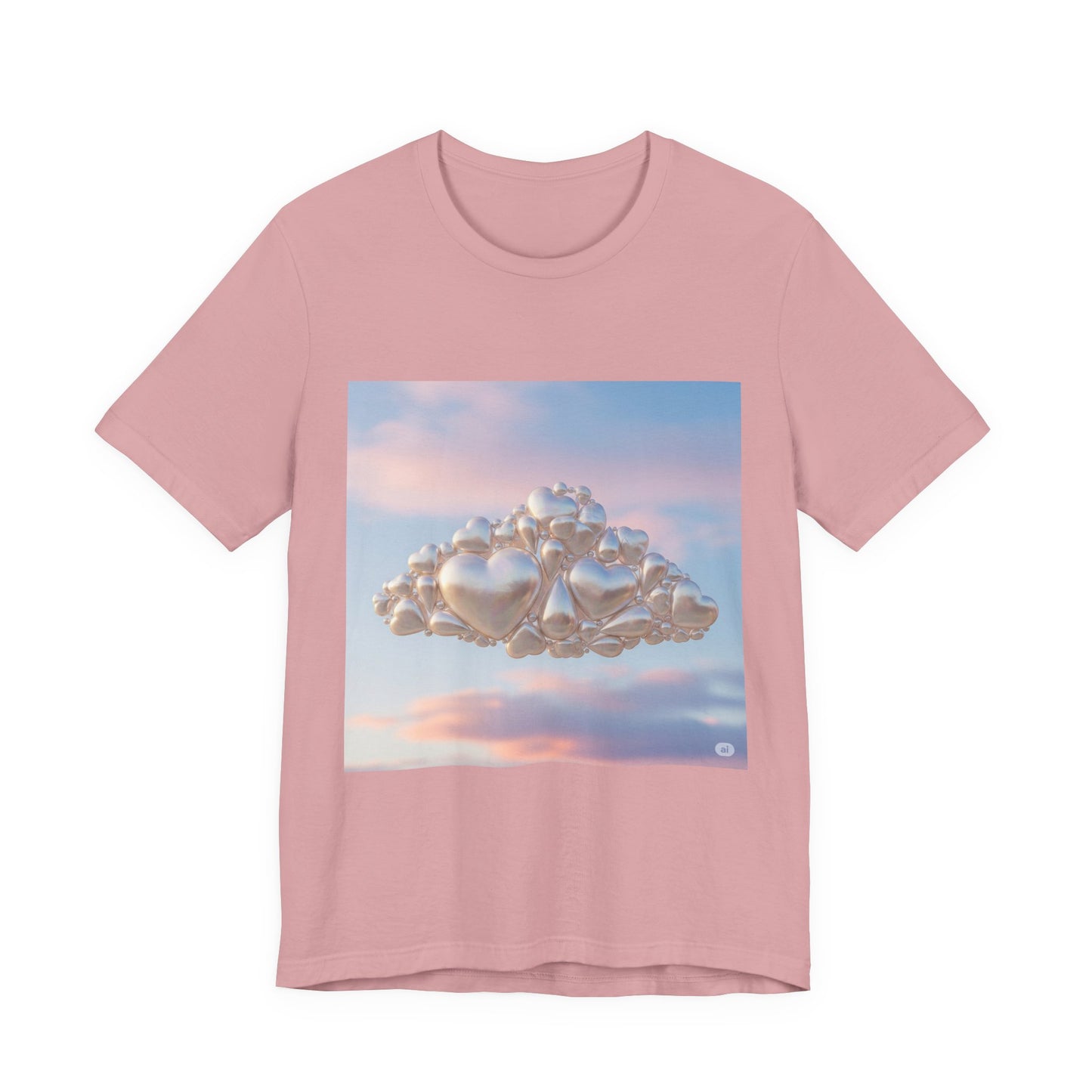 Dreamy Cloud Graphic Tee, Unisex Short Sleeve Shirt, Casual Wear, Gift for All Occasions, Cozy Everyday Tee