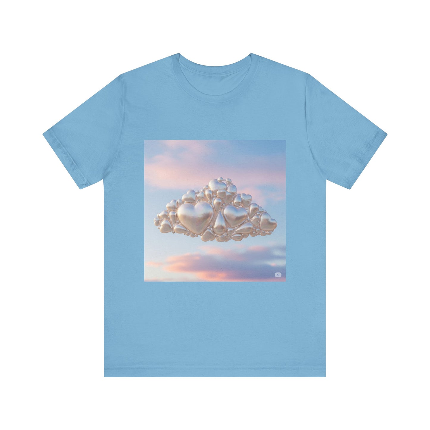 Dreamy Cloud Graphic Tee, Unisex Short Sleeve Shirt, Casual Wear, Gift for All Occasions, Cozy Everyday Tee