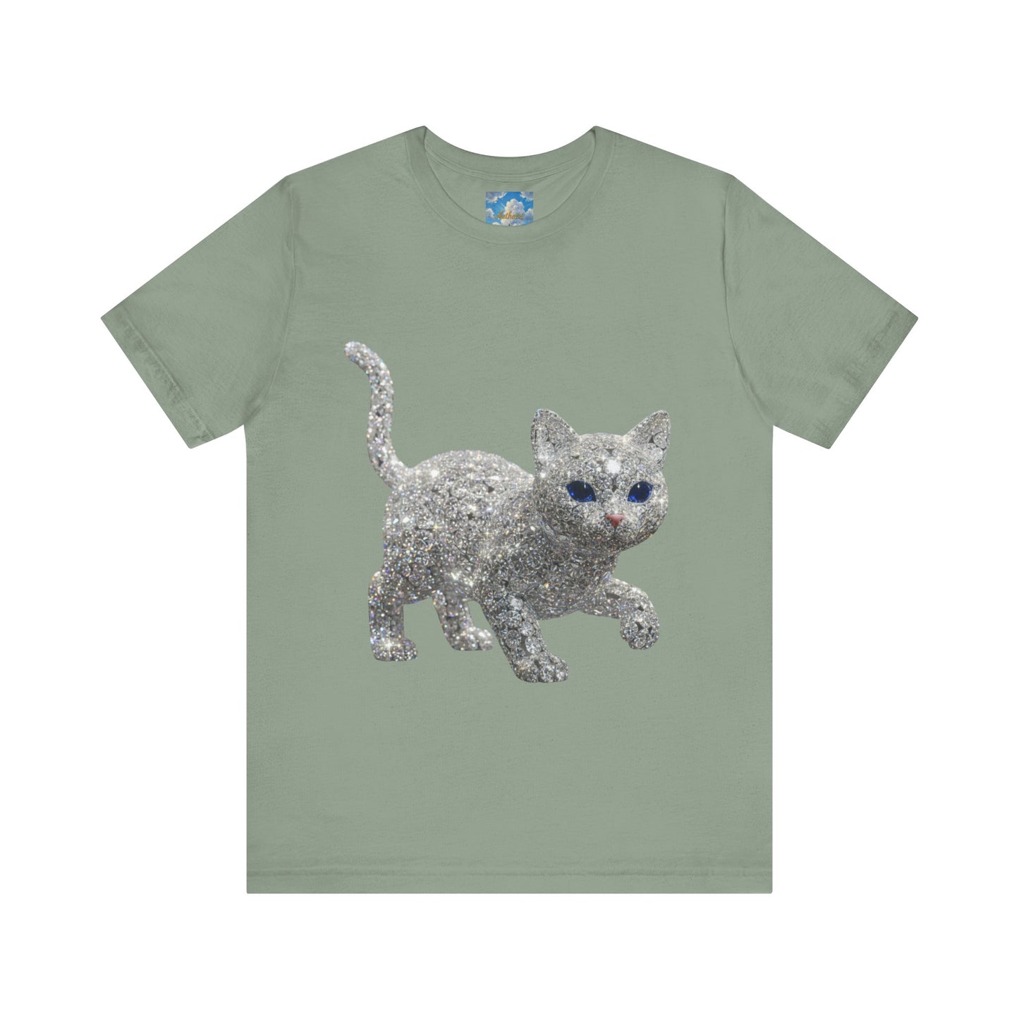 Diamond Kitties Are A Girl's Best Friend Tee Sparkling Diamond Kitty