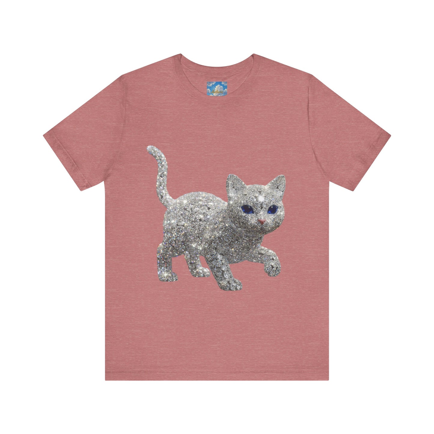 Diamond Kitties Are A Girl's Best Friend Tee Sparkling Diamond Kitty